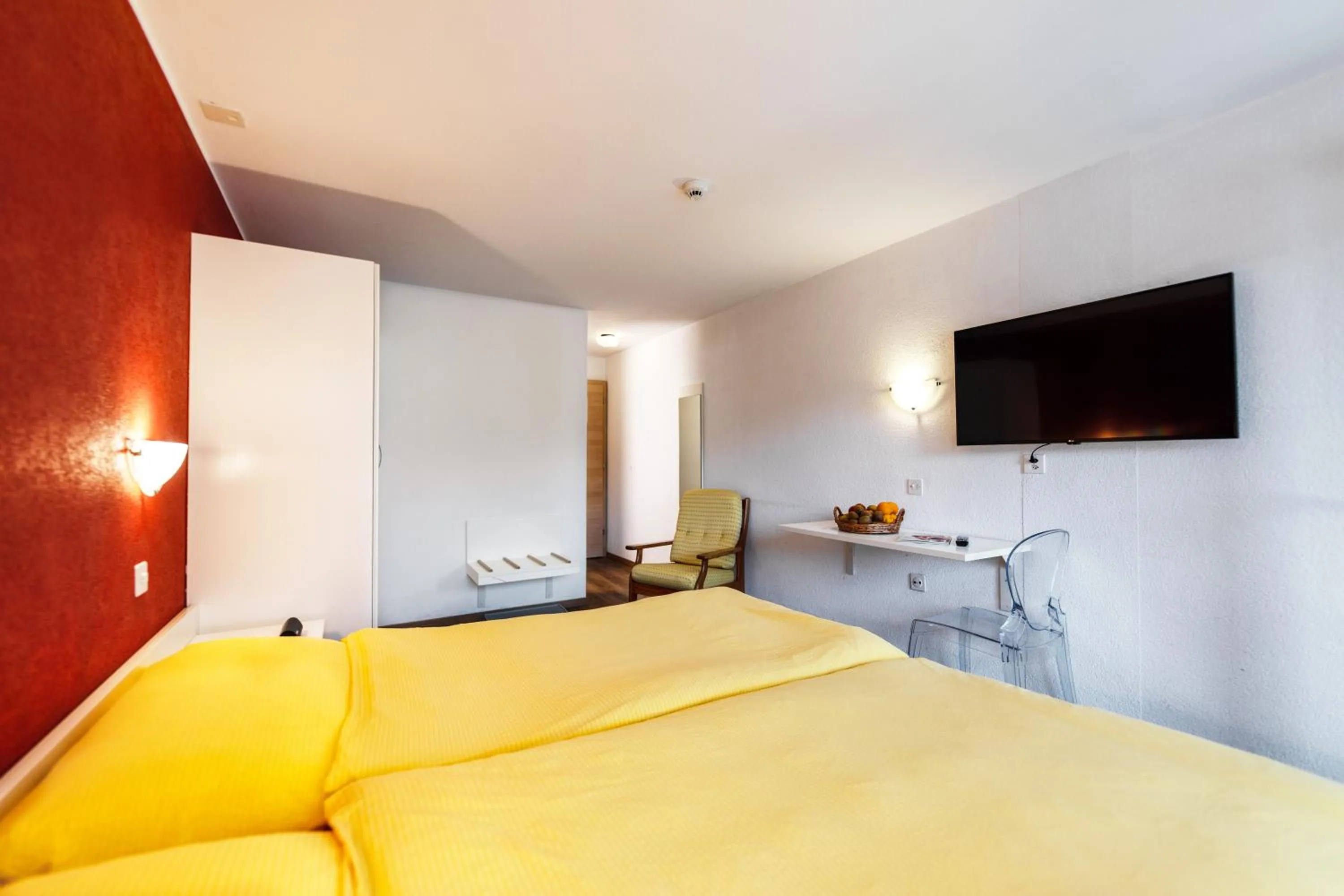 Bed in Hotel Mountime