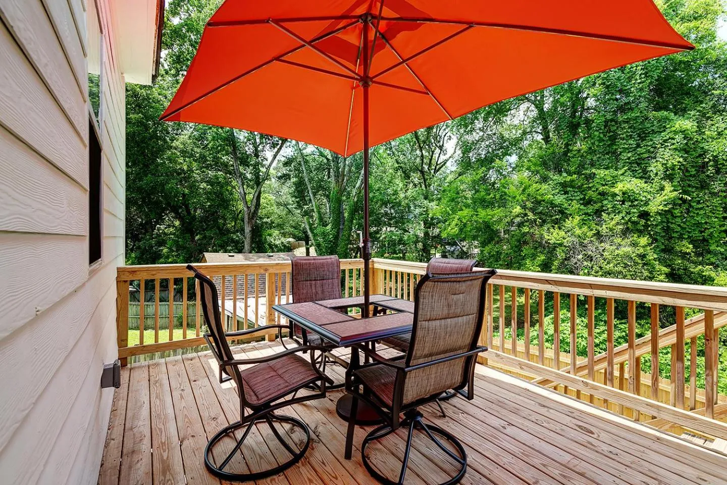 Patio in Atlanta Luxury Vacation Home by Downtown & Airport