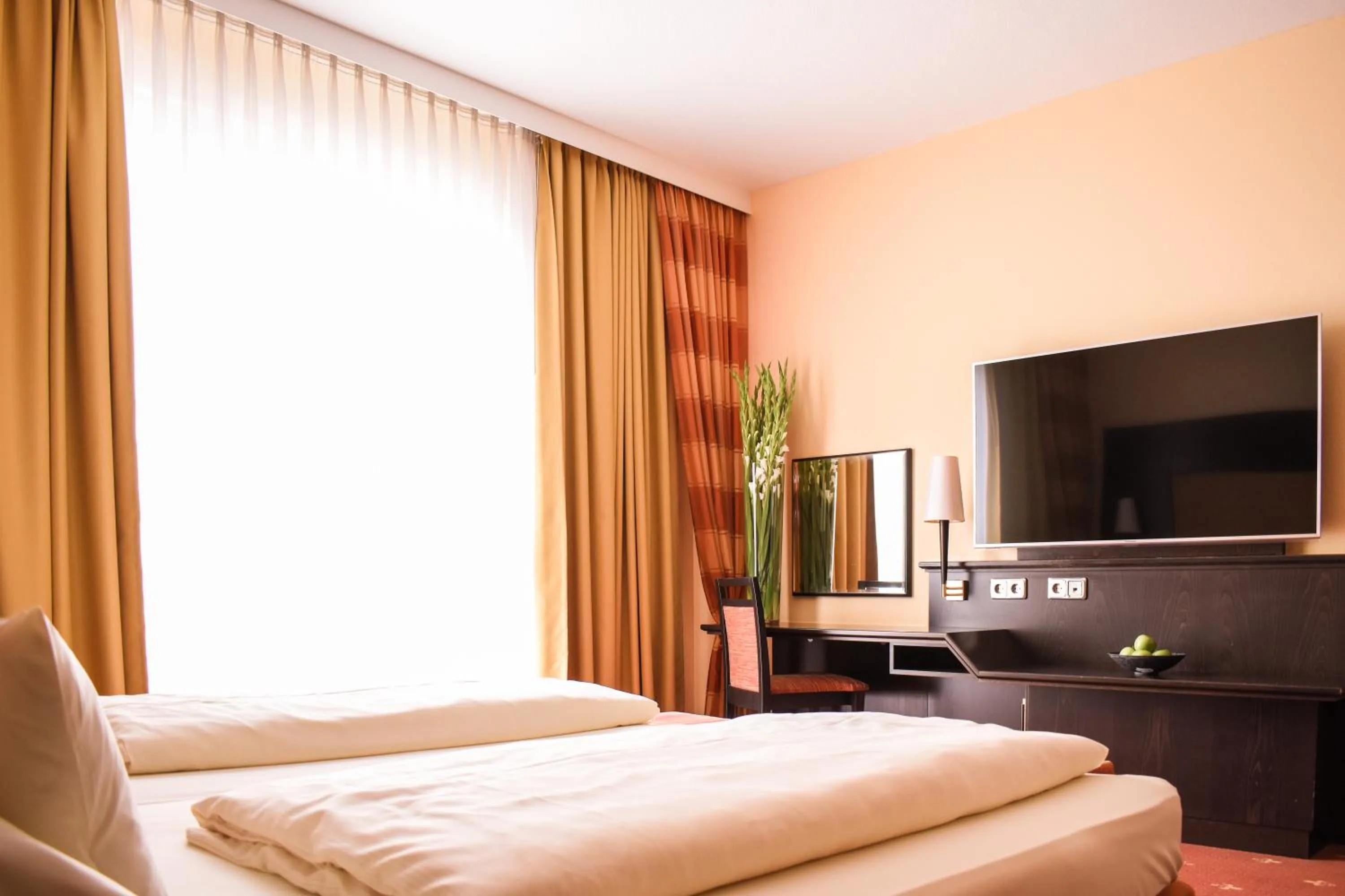 TV and multimedia, Bed in Hotel ESPERANTO Kongress- und Kulturzentrum Fulda