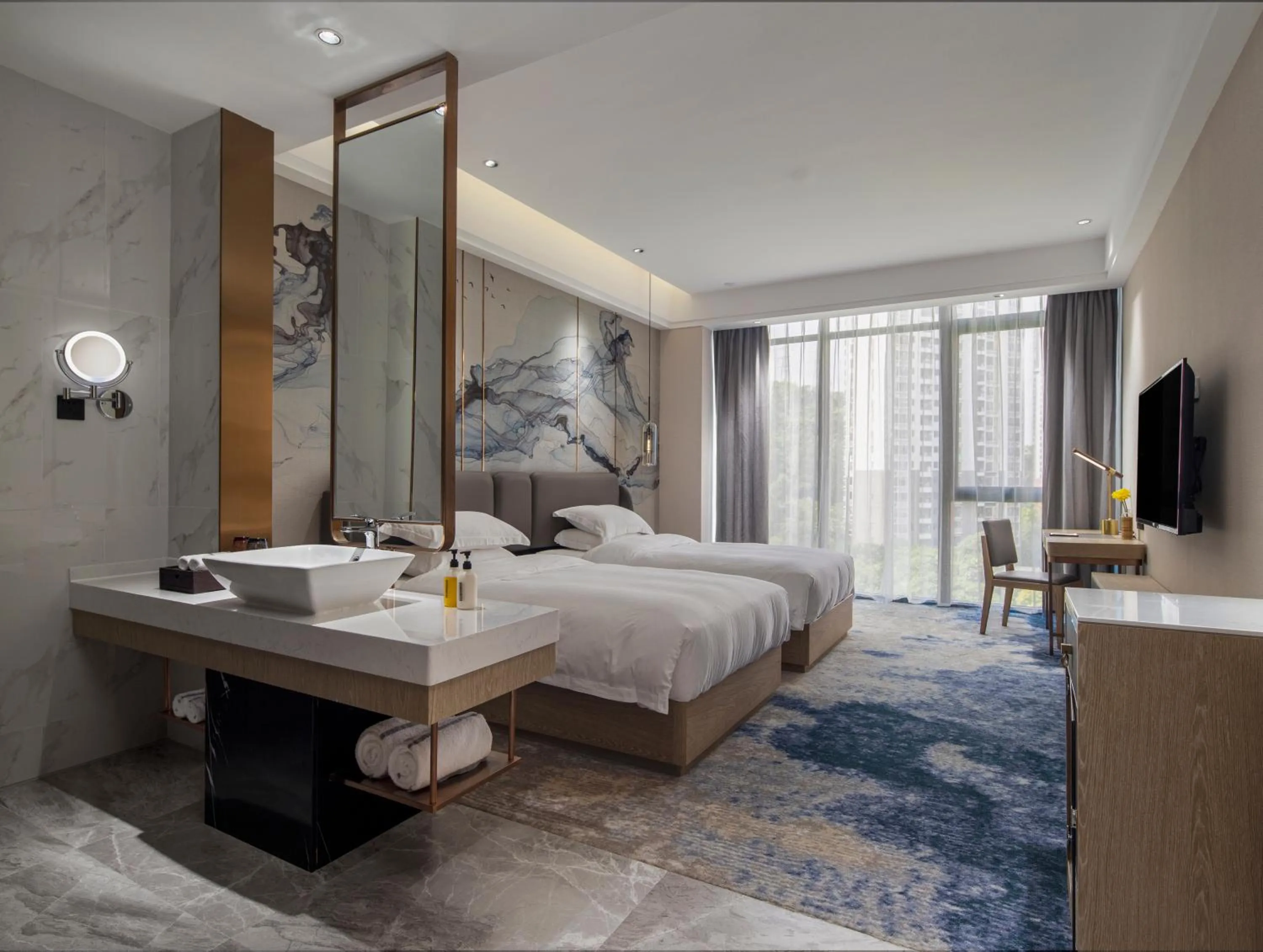 Bed in Paco Hotel Jinfeng Metro Guangzhou