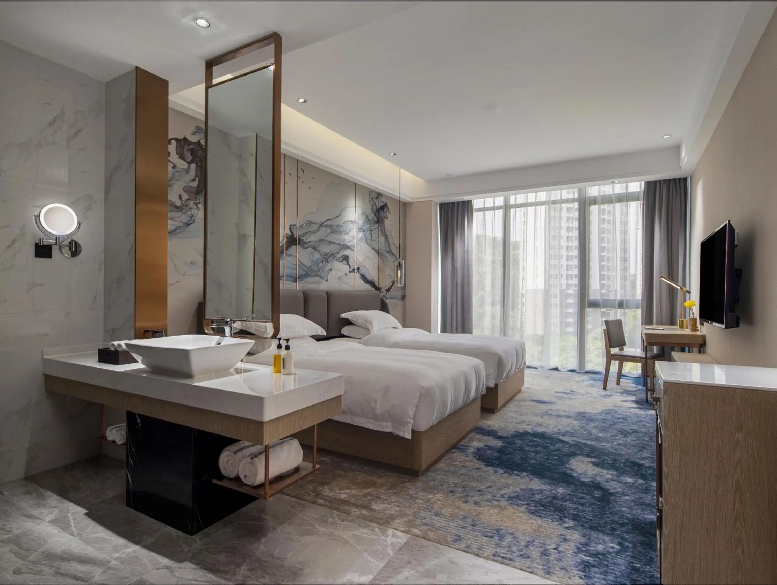 Bed in Paco Hotel Jinfeng Metro Guangzhou Bed in Paco Hotel Jinfeng Metro Guangzhou