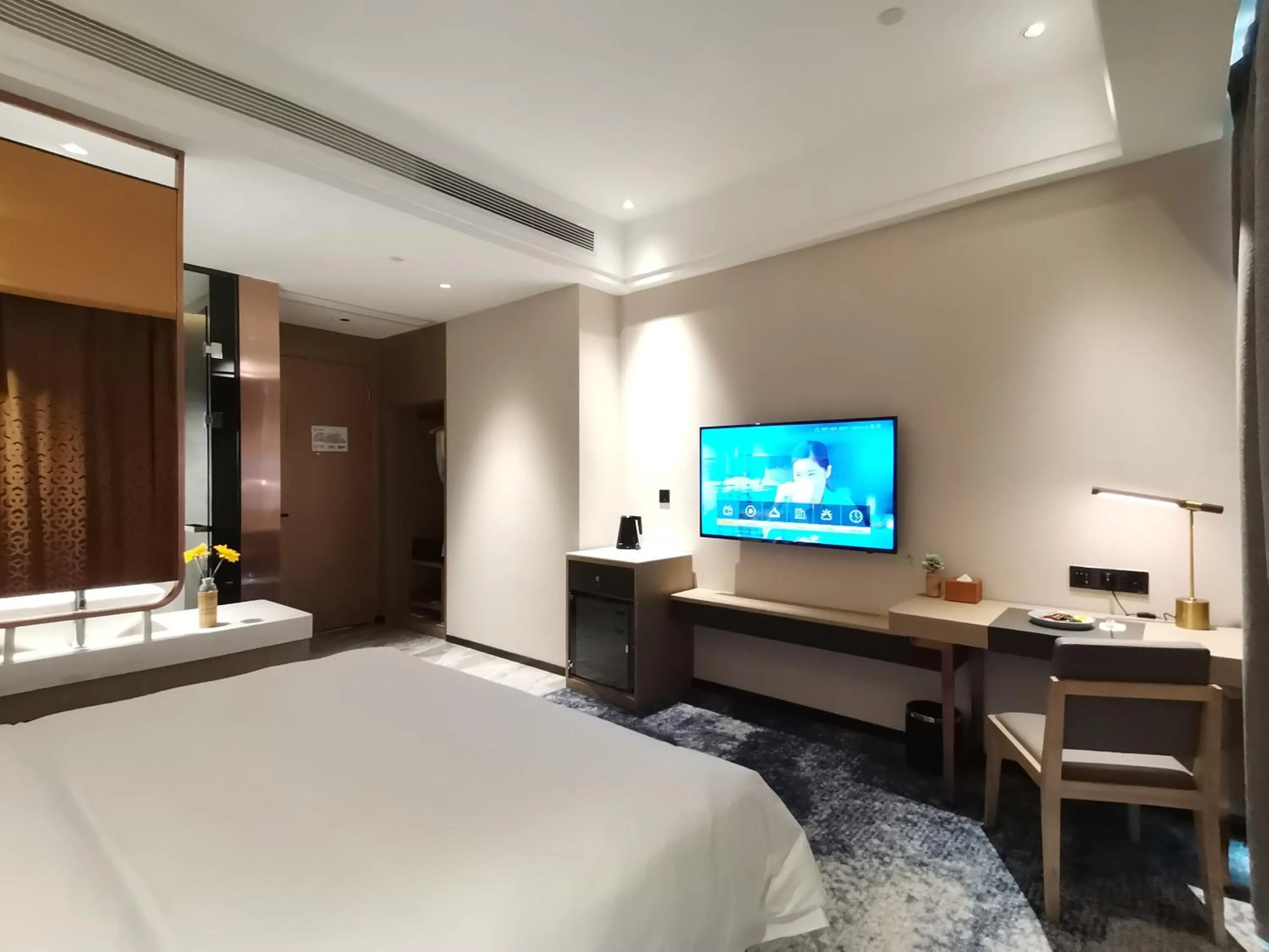 TV and multimedia, Bed in Paco Hotel Jinfeng Metro Guangzhou
