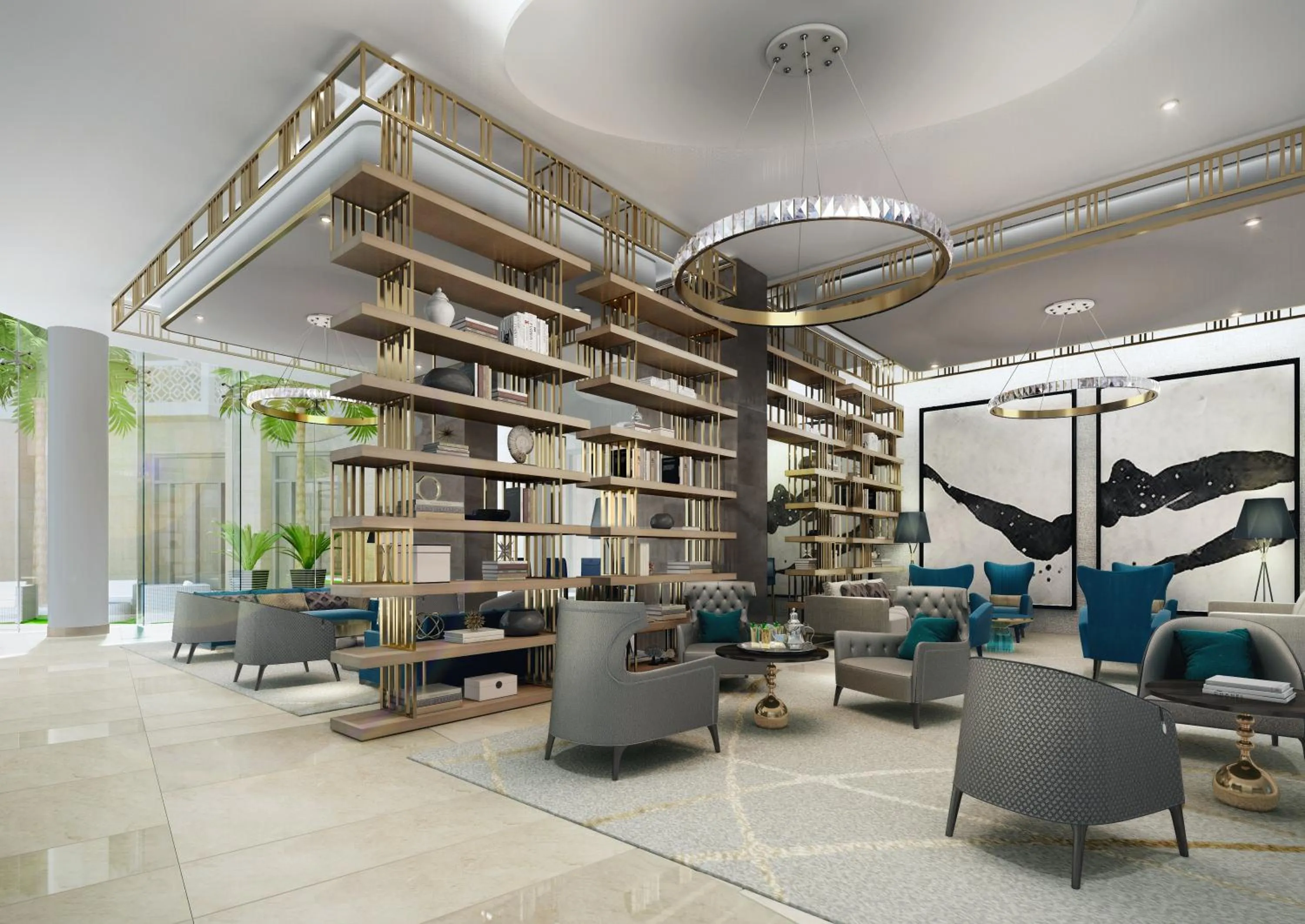 Seating area in Grand Hyatt Al Khobar Hotel and Residences