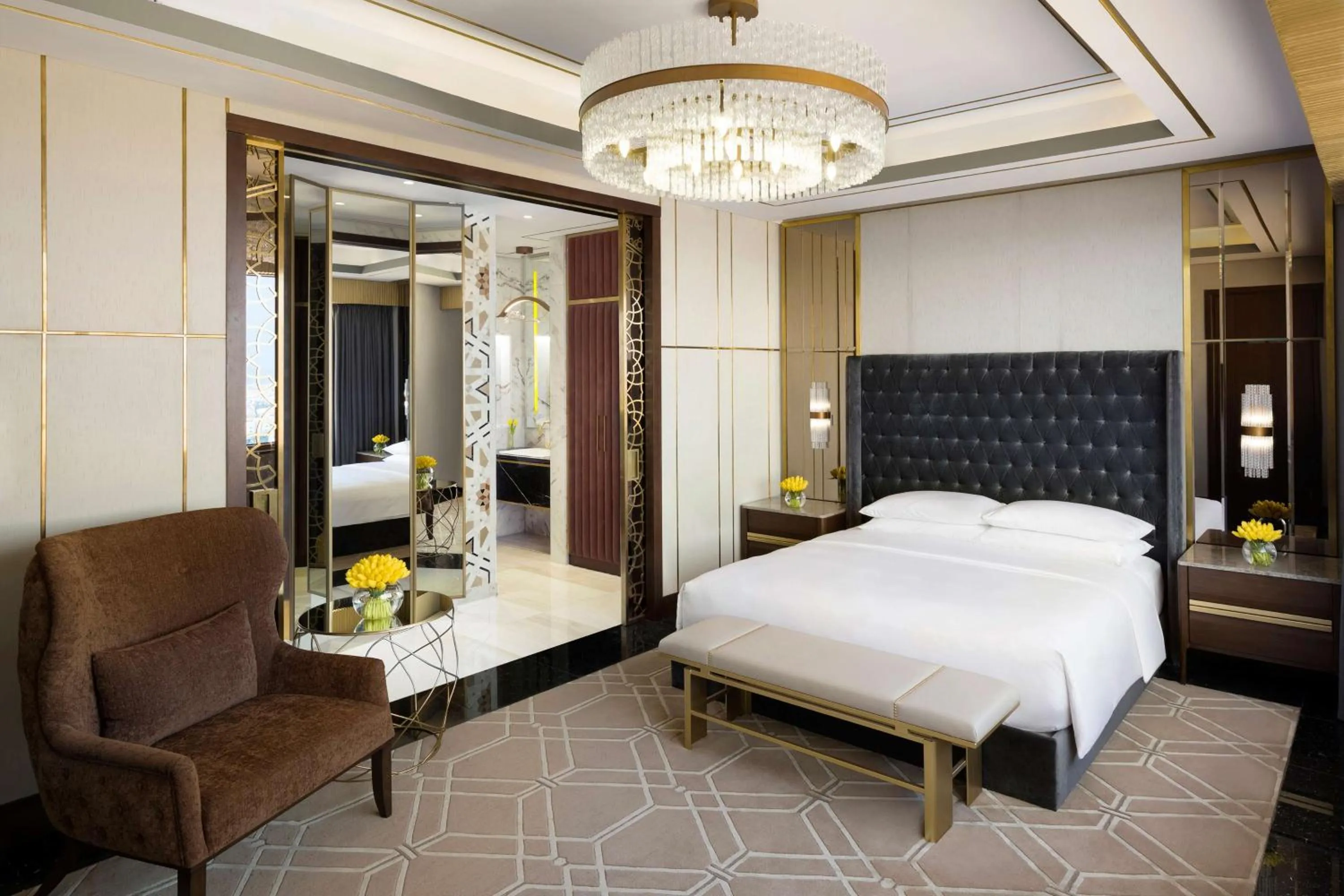 Photo of the whole room, Bed in Grand Hyatt Al Khobar Hotel and Residences