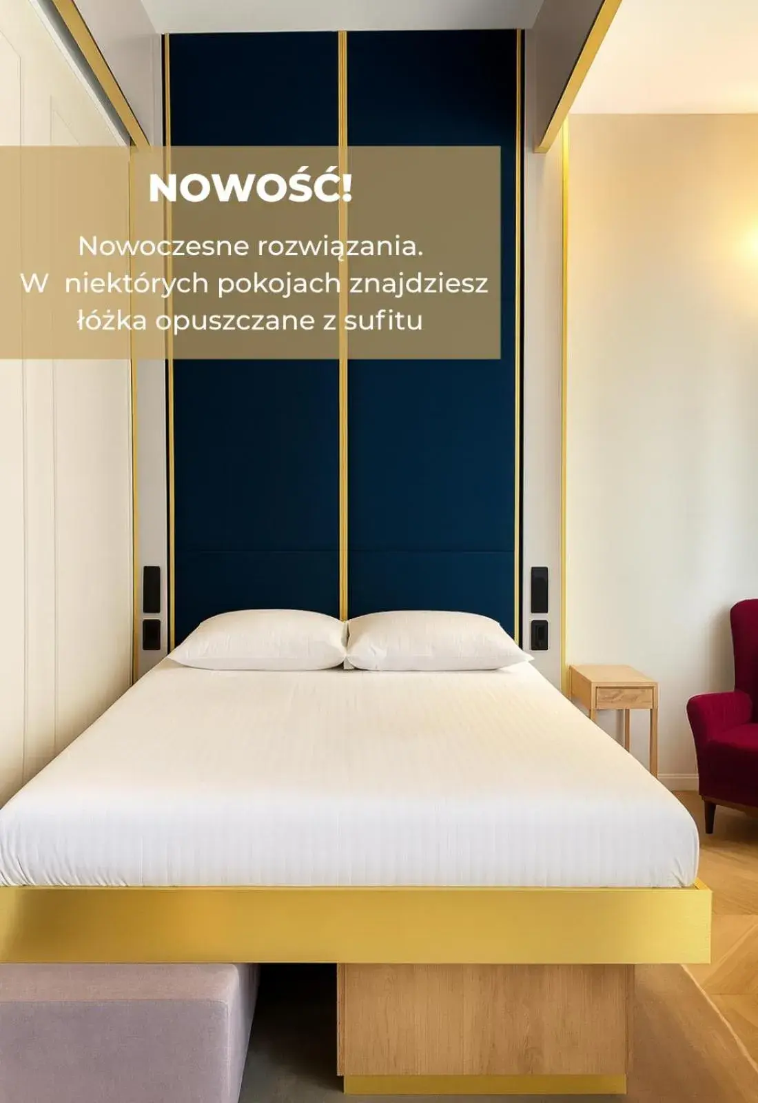 Bed in Hotel Golden Queen Bed in Hotel Golden Queen