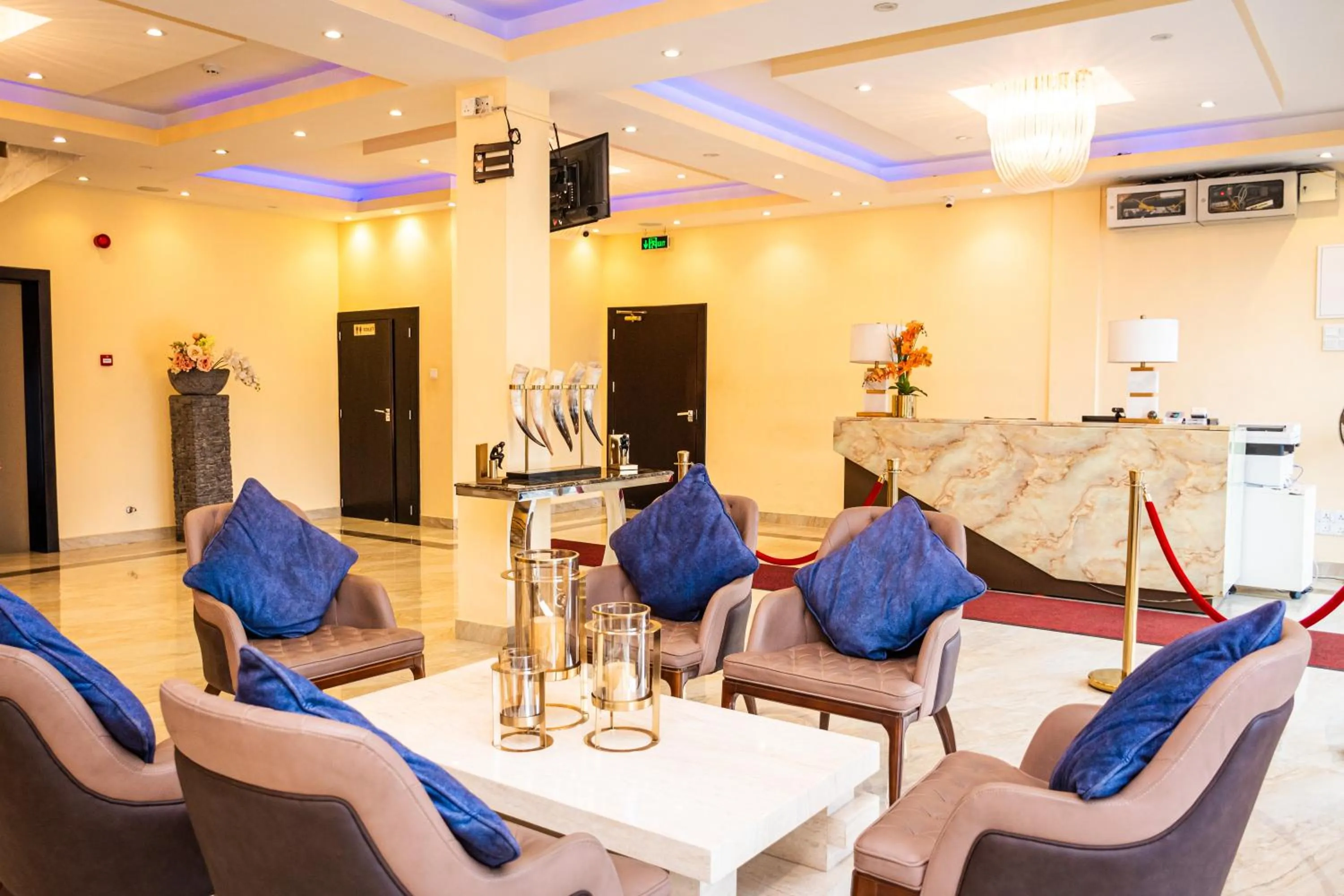 Seating area in Viveka Hotel Colombo