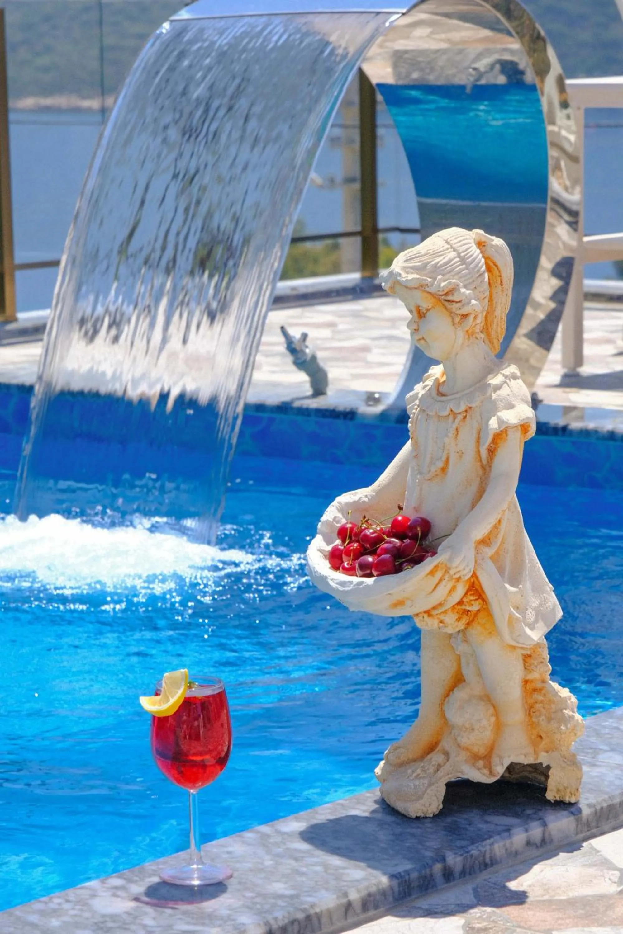 Swimming pool in Kaş Sun Glare Hotel