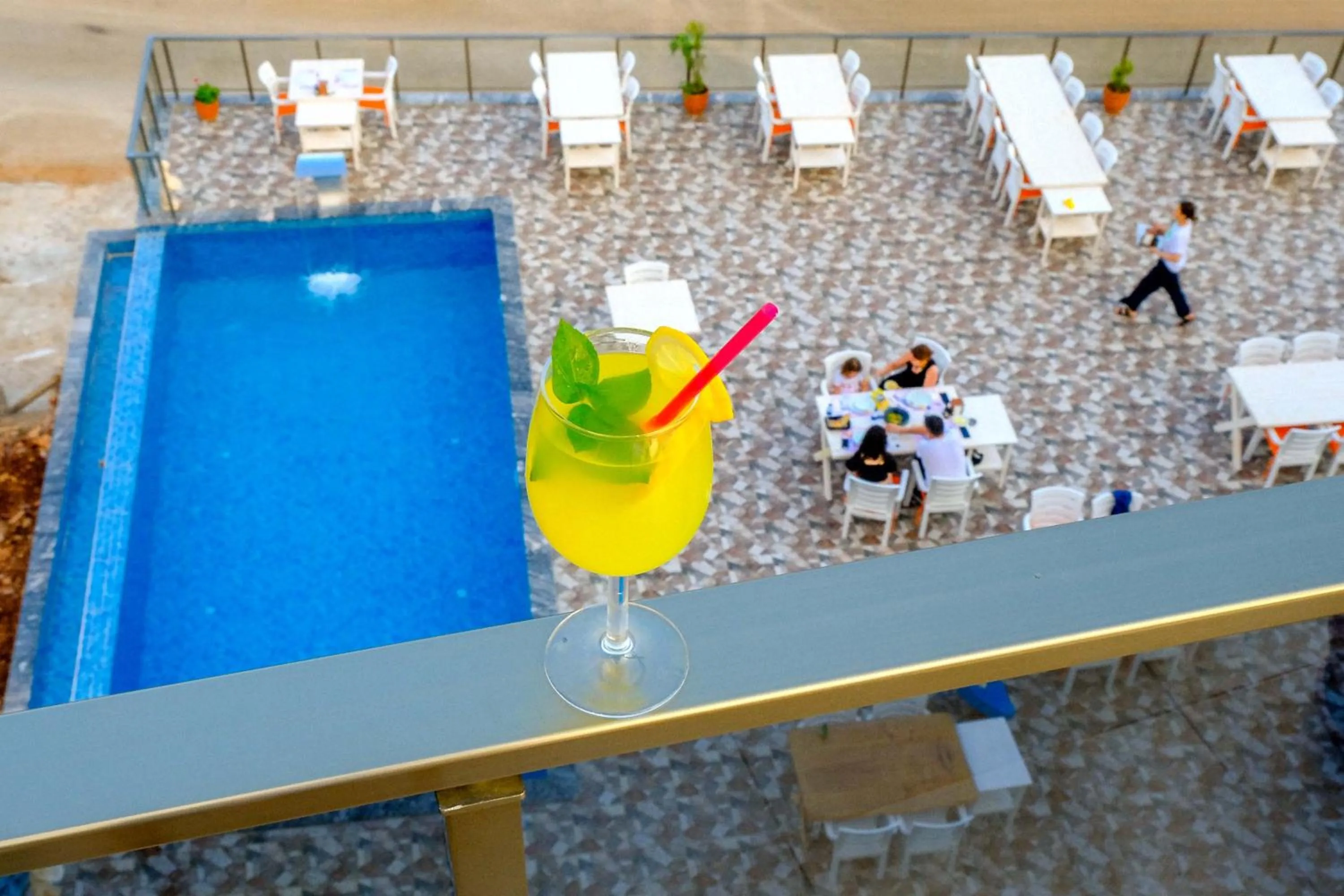 Balcony/Terrace in Kaş Sun Glare Hotel