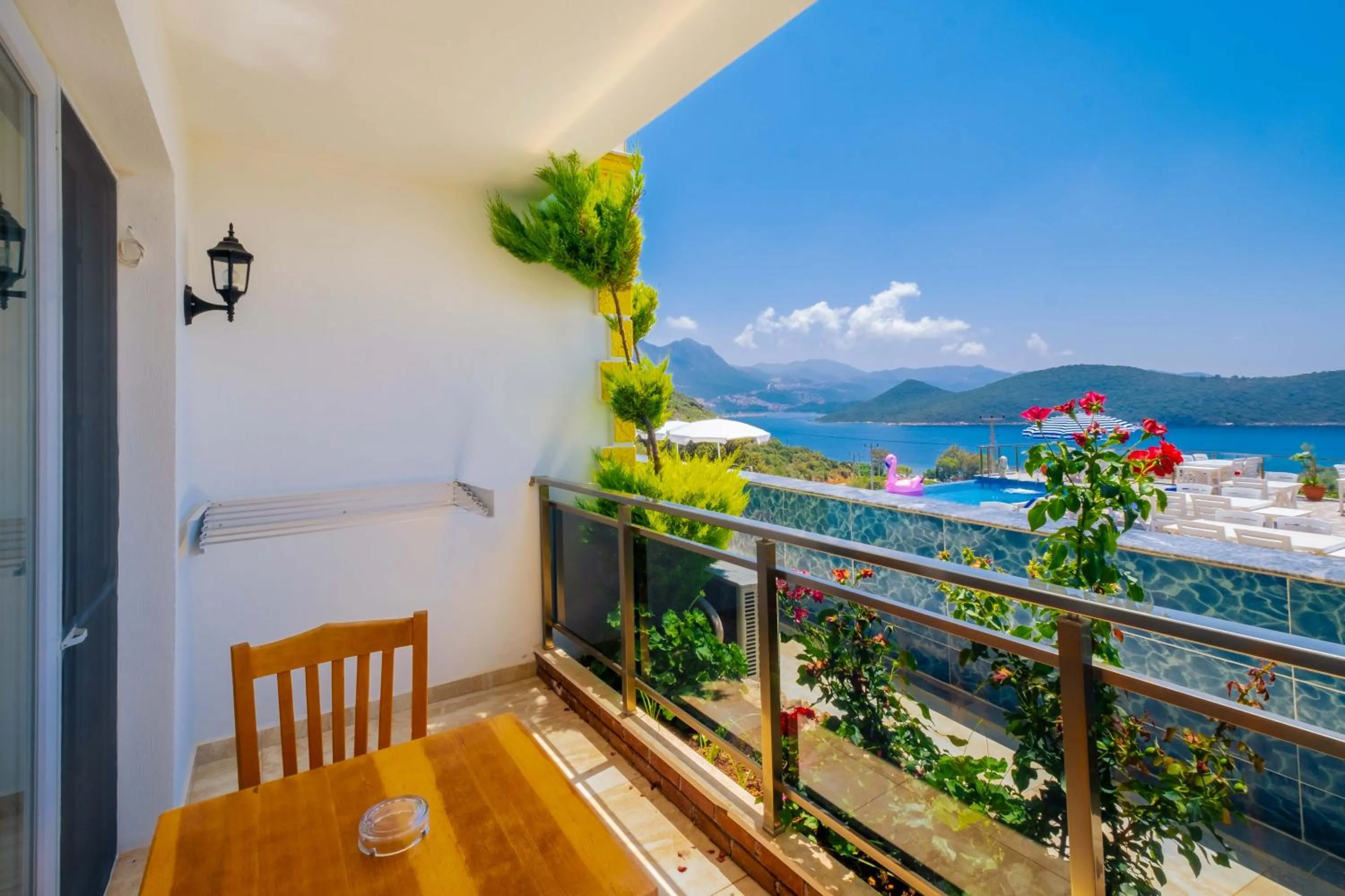 Balcony/Terrace in Kaş Sun Glare Hotel