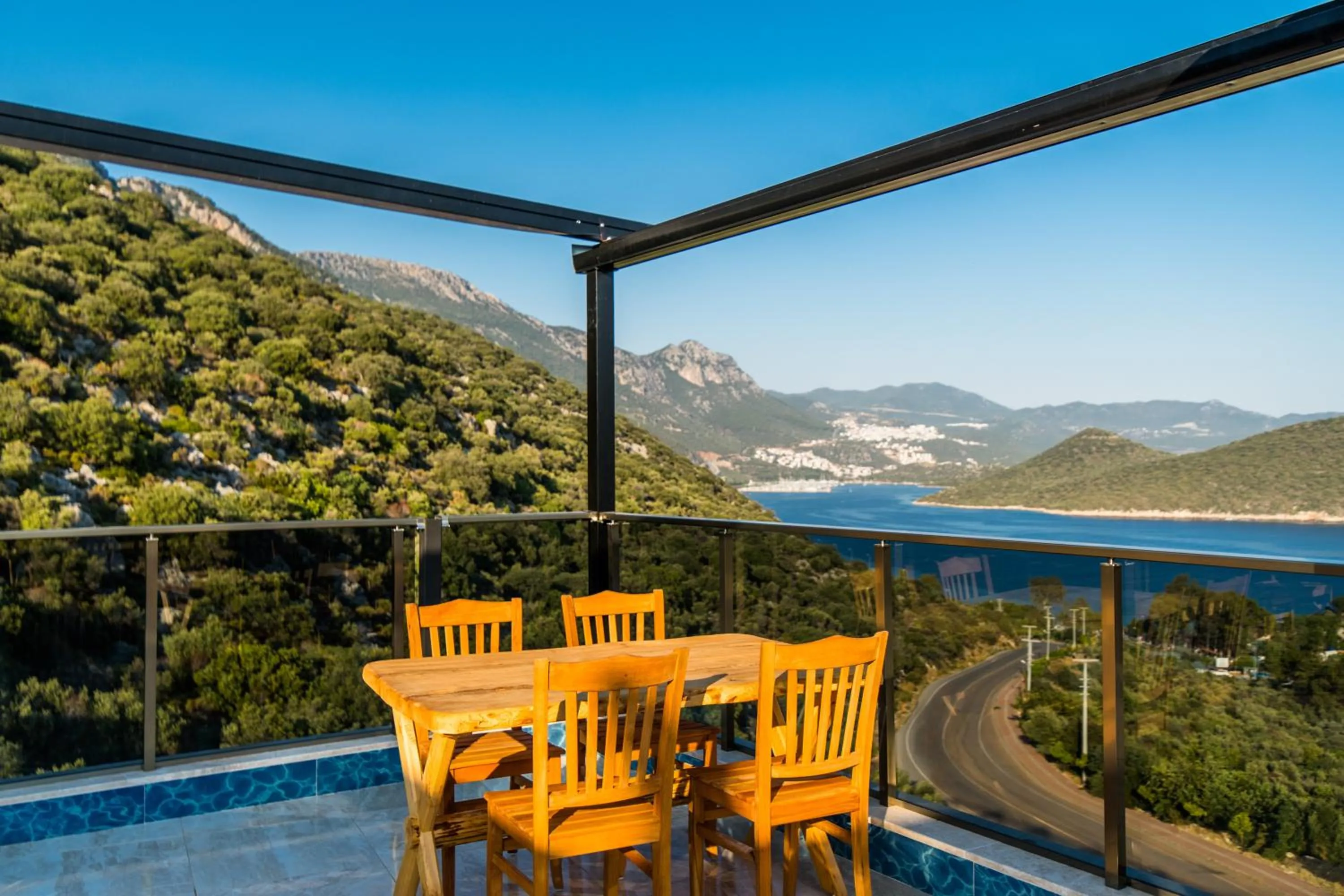 Patio in Kaş Sun Glare Hotel