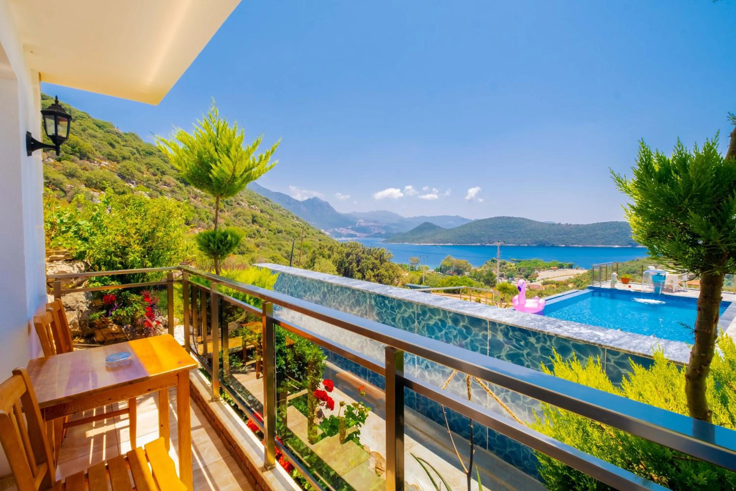 Balcony/Terrace in Kaş Sun Glare Hotel