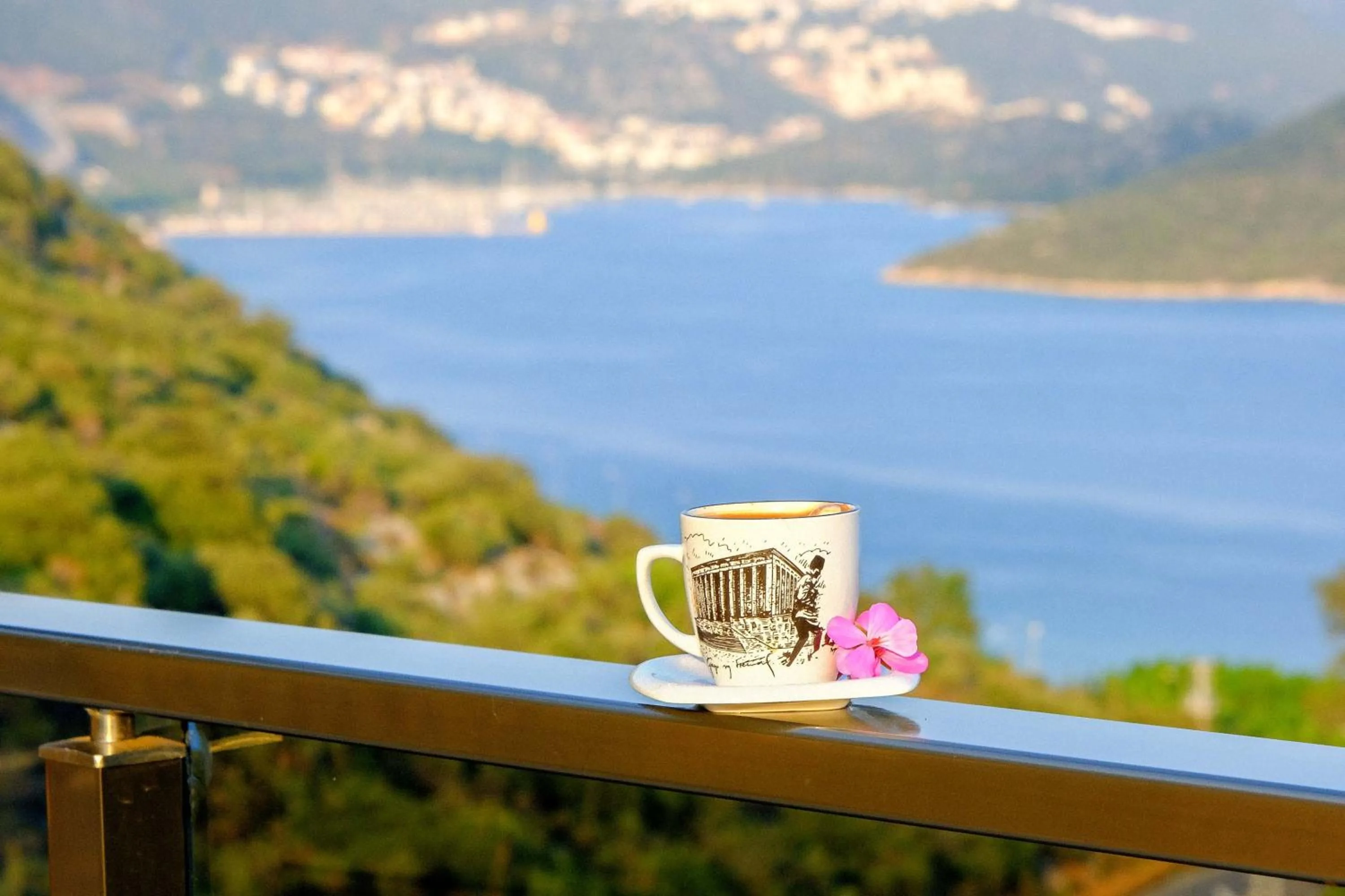 Balcony/Terrace in Kaş Sun Glare Hotel