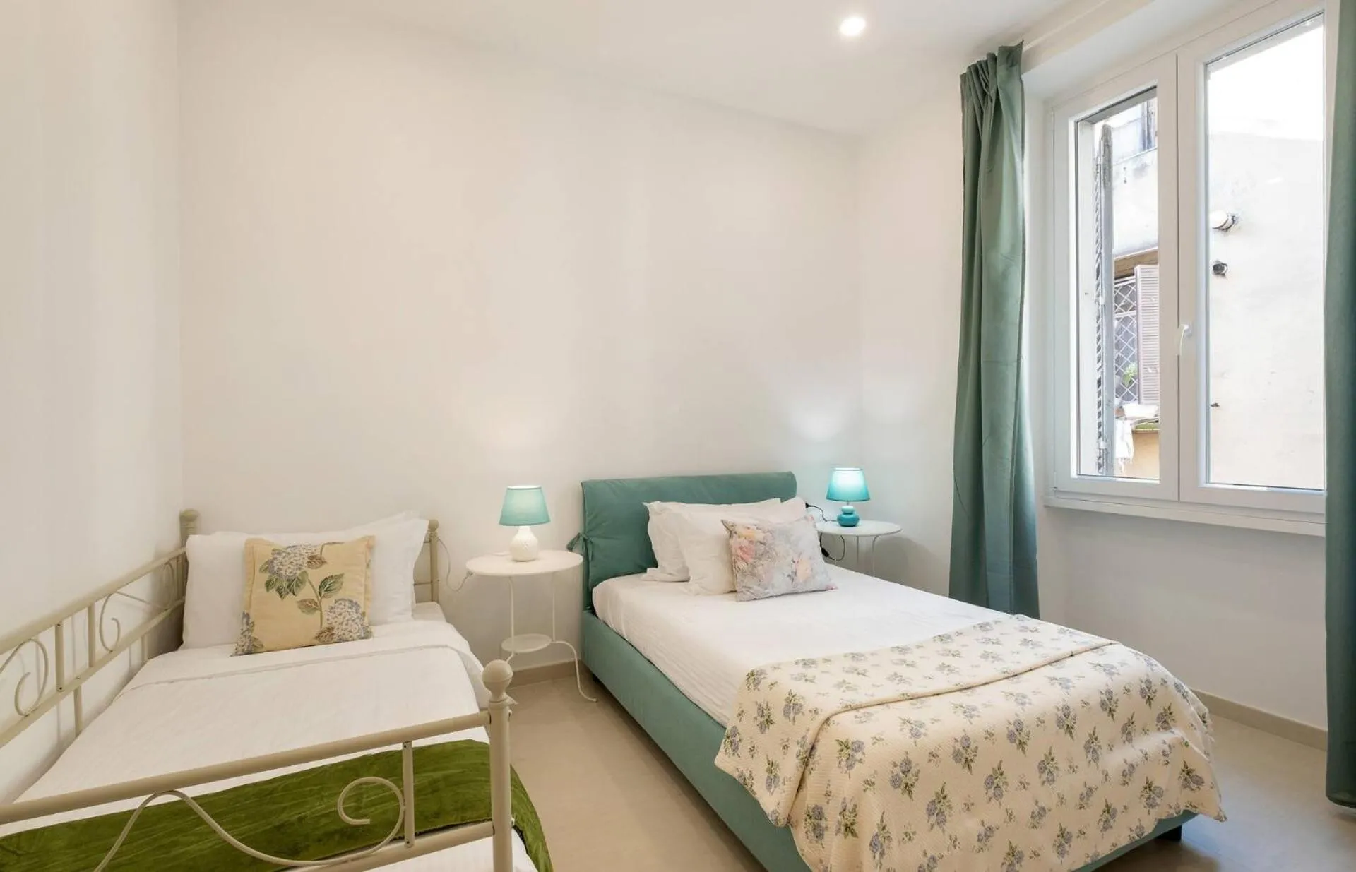 Bedroom, Bed in iFlat Lovely and Bright 2 bed flat near Termini
