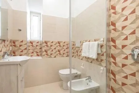 Bathroom in iFlat Lovely and Bright 2 bed flat near Termini