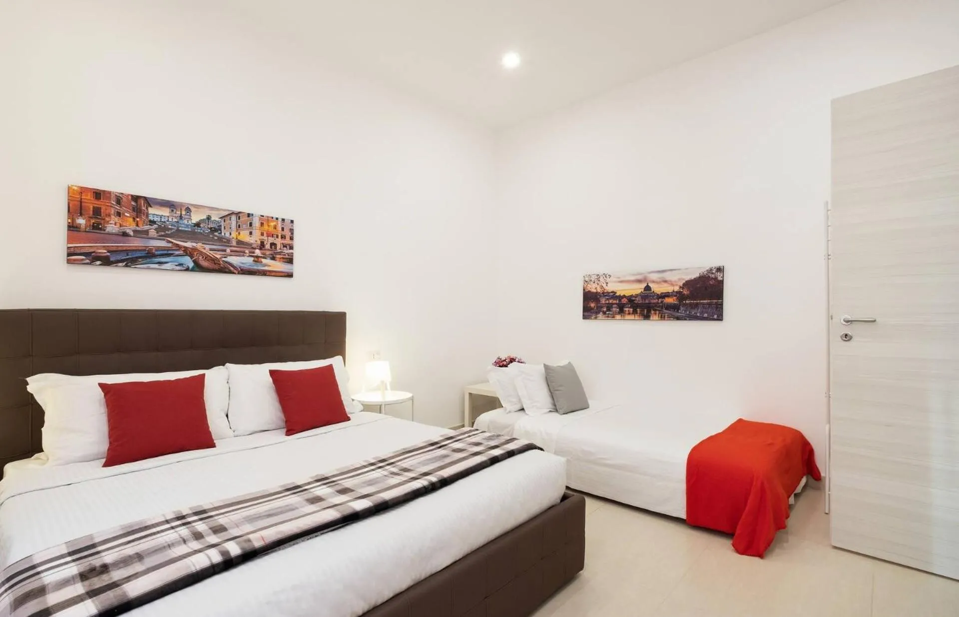 Bedroom, Bed in iFlat Lovely and Bright 2 bed flat near Termini