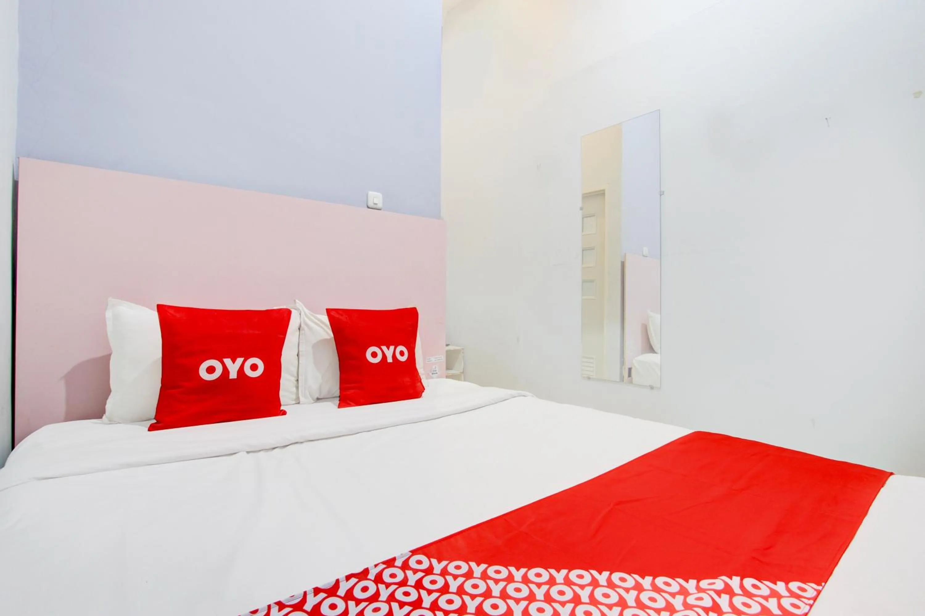 Bedroom, Bed in Hotel O Prawirotaman Near Keraton Yogyakarta Formerly Paris Guesthouse