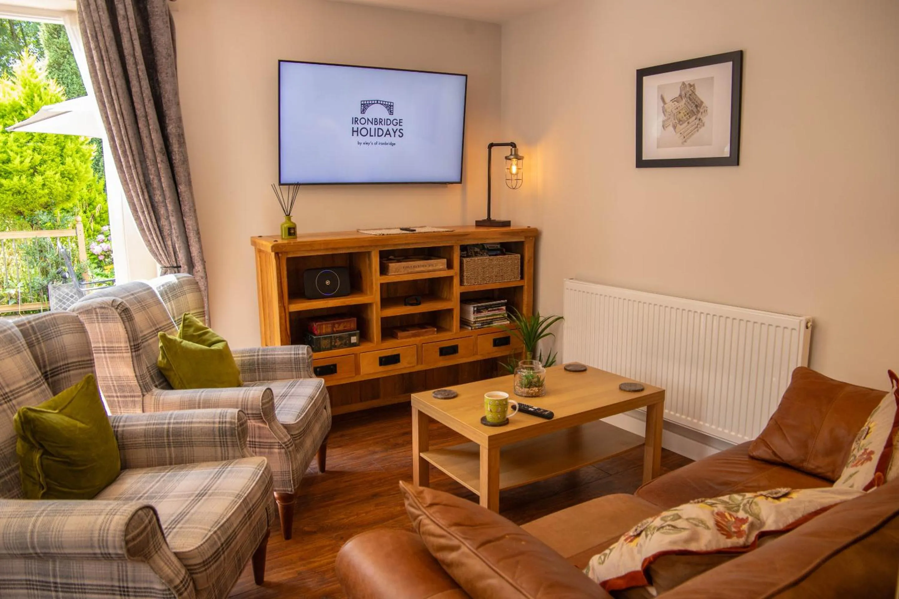 Living room in River Mist