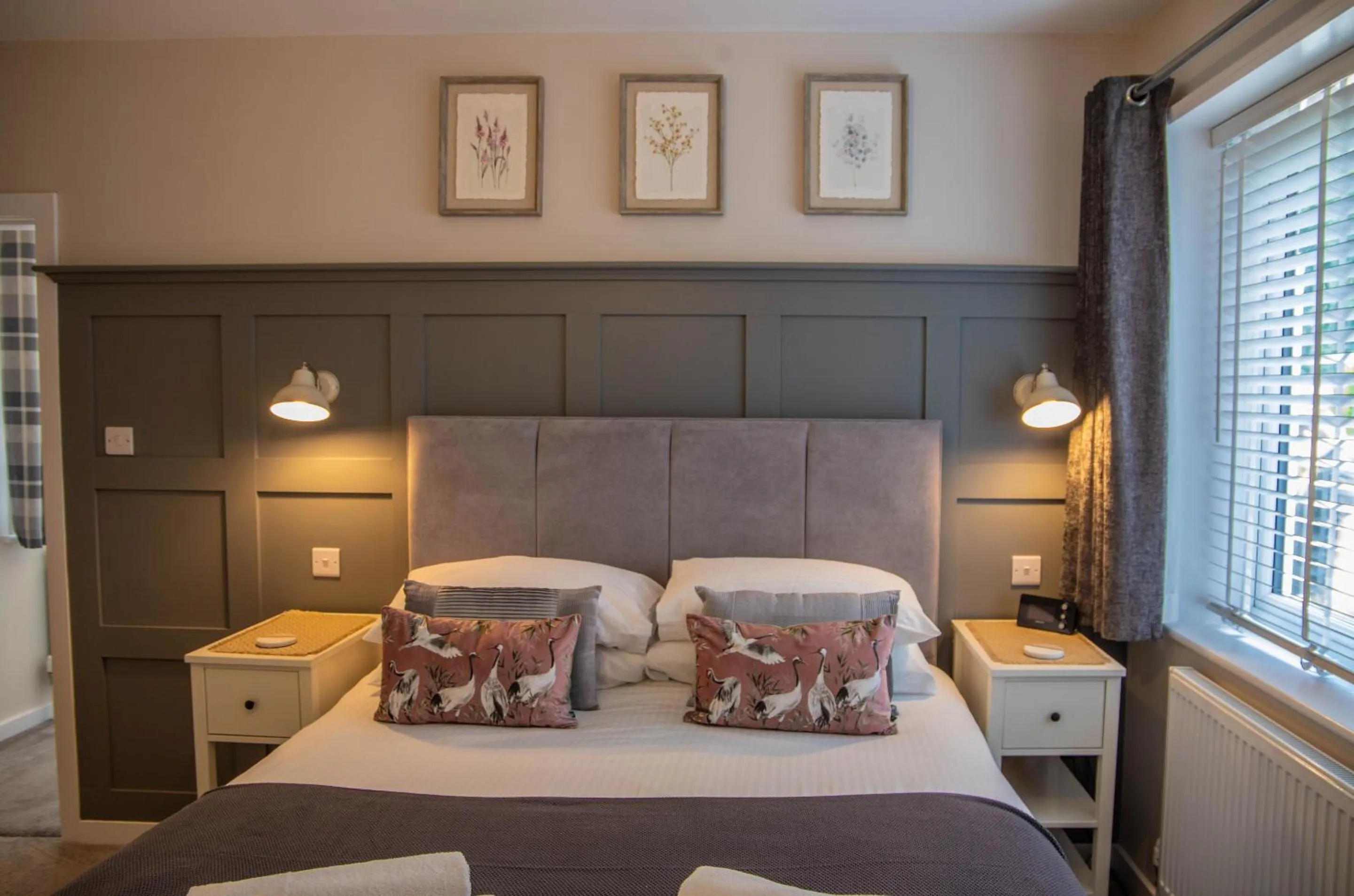 Bedroom, Bed in River Mist