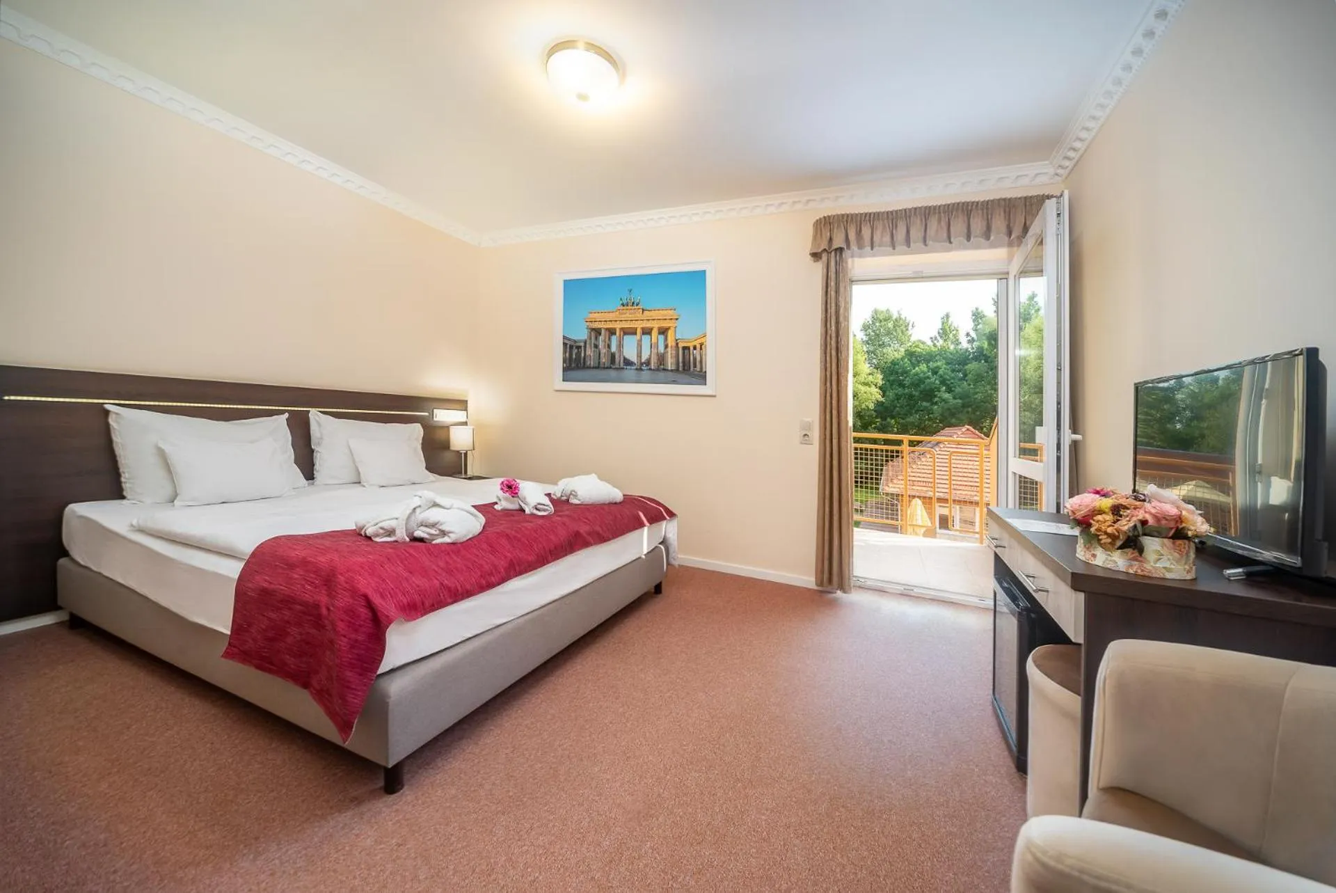 Bed in Termál Hotel Vesta