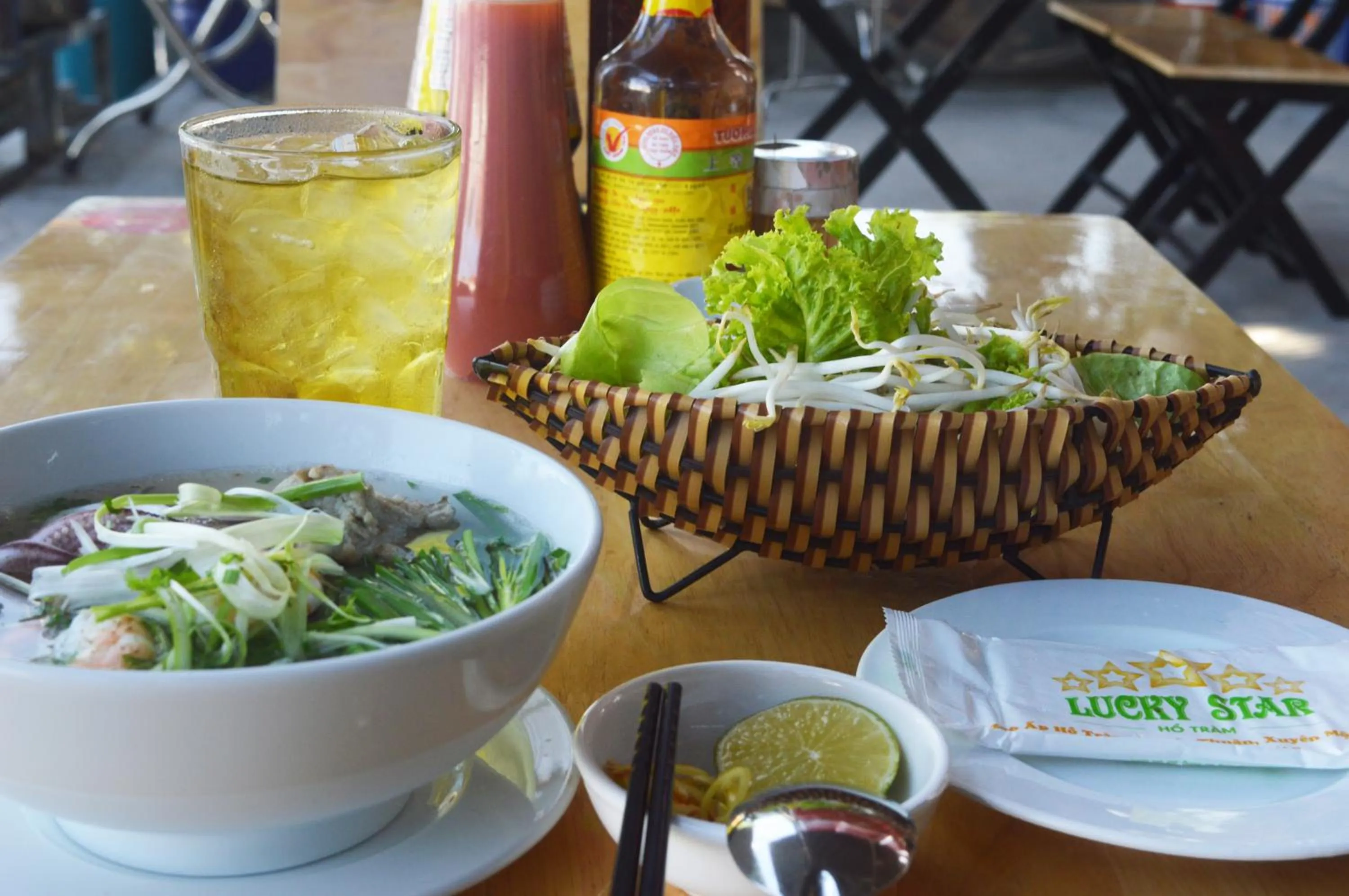 Breakfast in Lucky Star Ho Tram Hotel & Restaurant