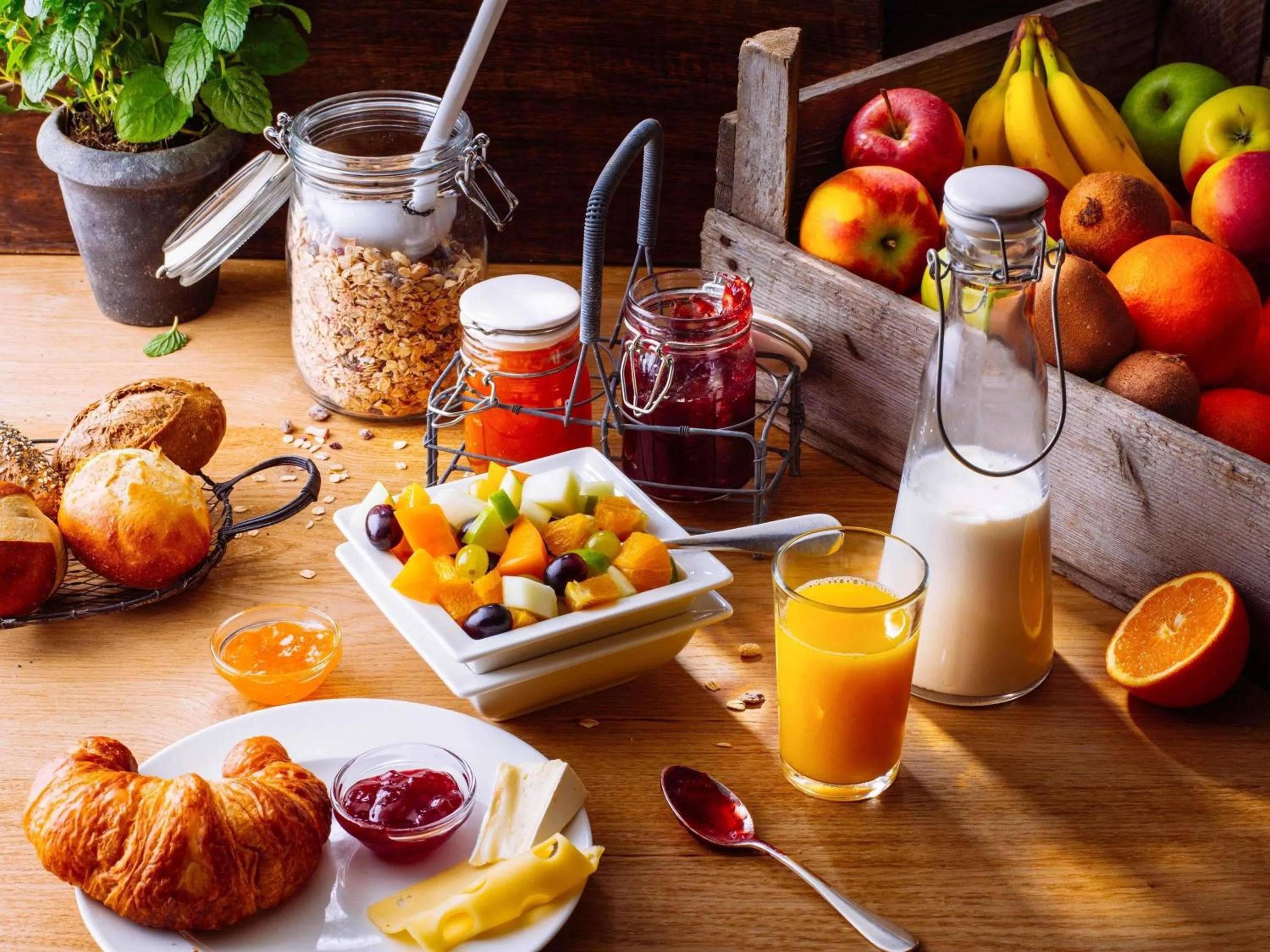 Breakfast in ibis Budget Clermont Ferrand Centre Montferrand
