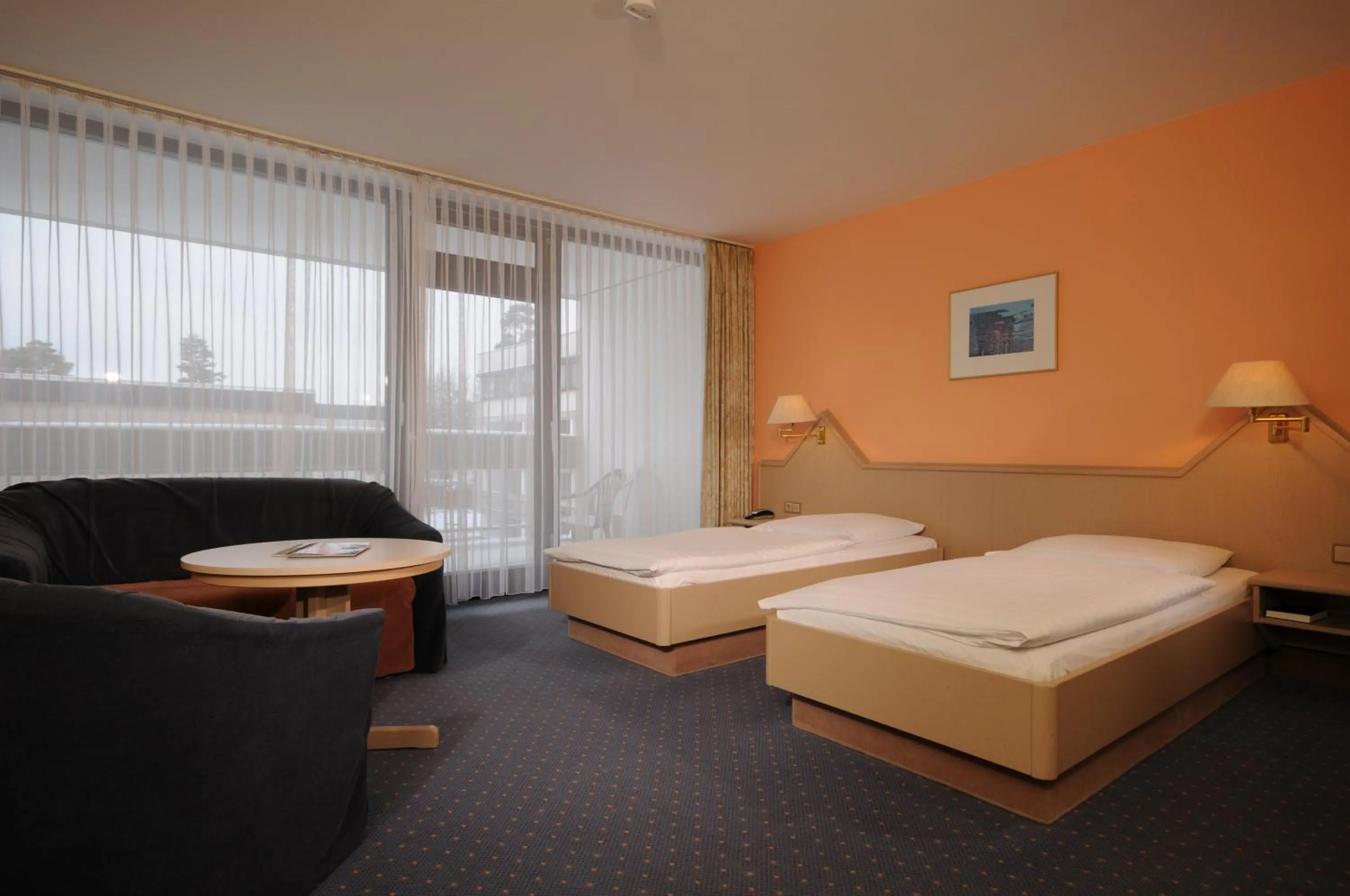 Photo of the whole room, Bed in Hotel Sonnenhügel