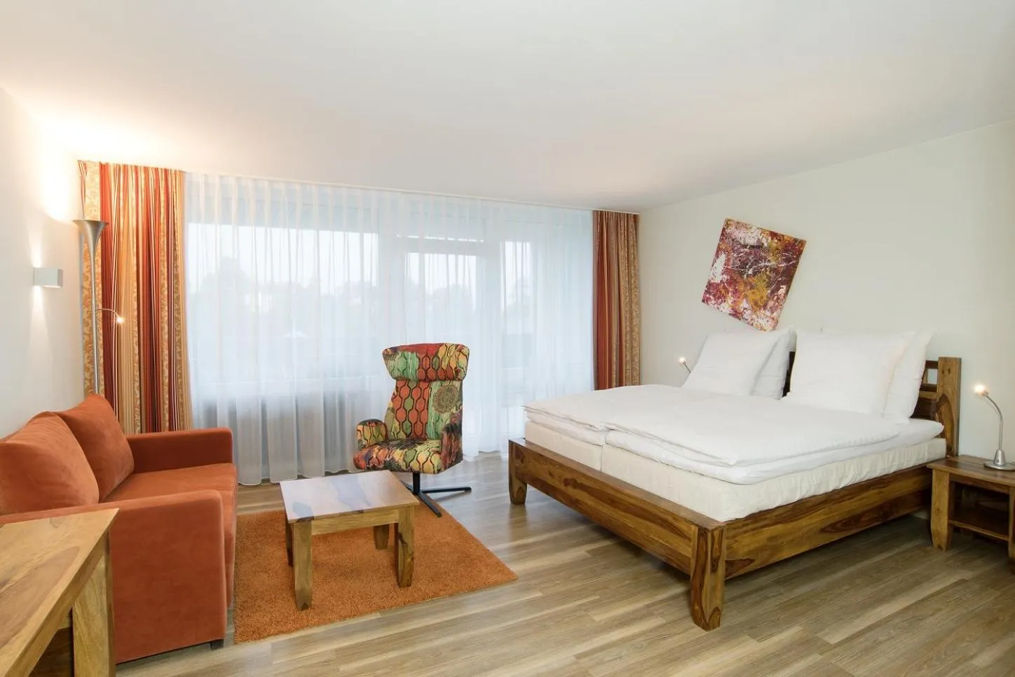 Photo of the whole room, Bed in Hotel Sonnenhügel