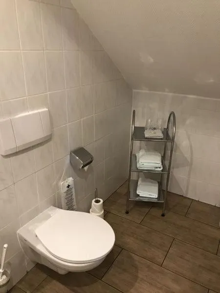 Toilet in Hotel Schöne Aussicht