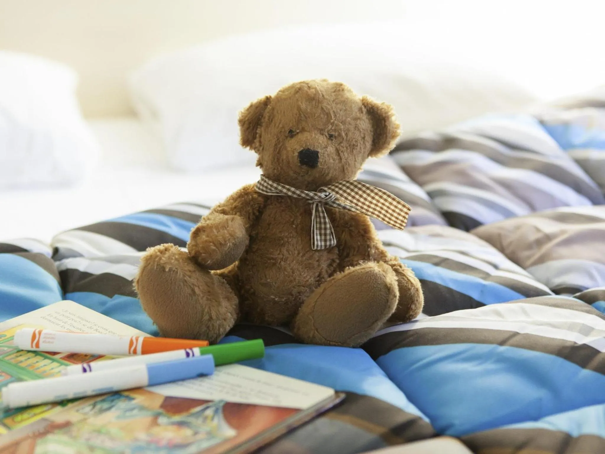 Bedroom, Bed in hotelF1 Saint Nazaire La Baule