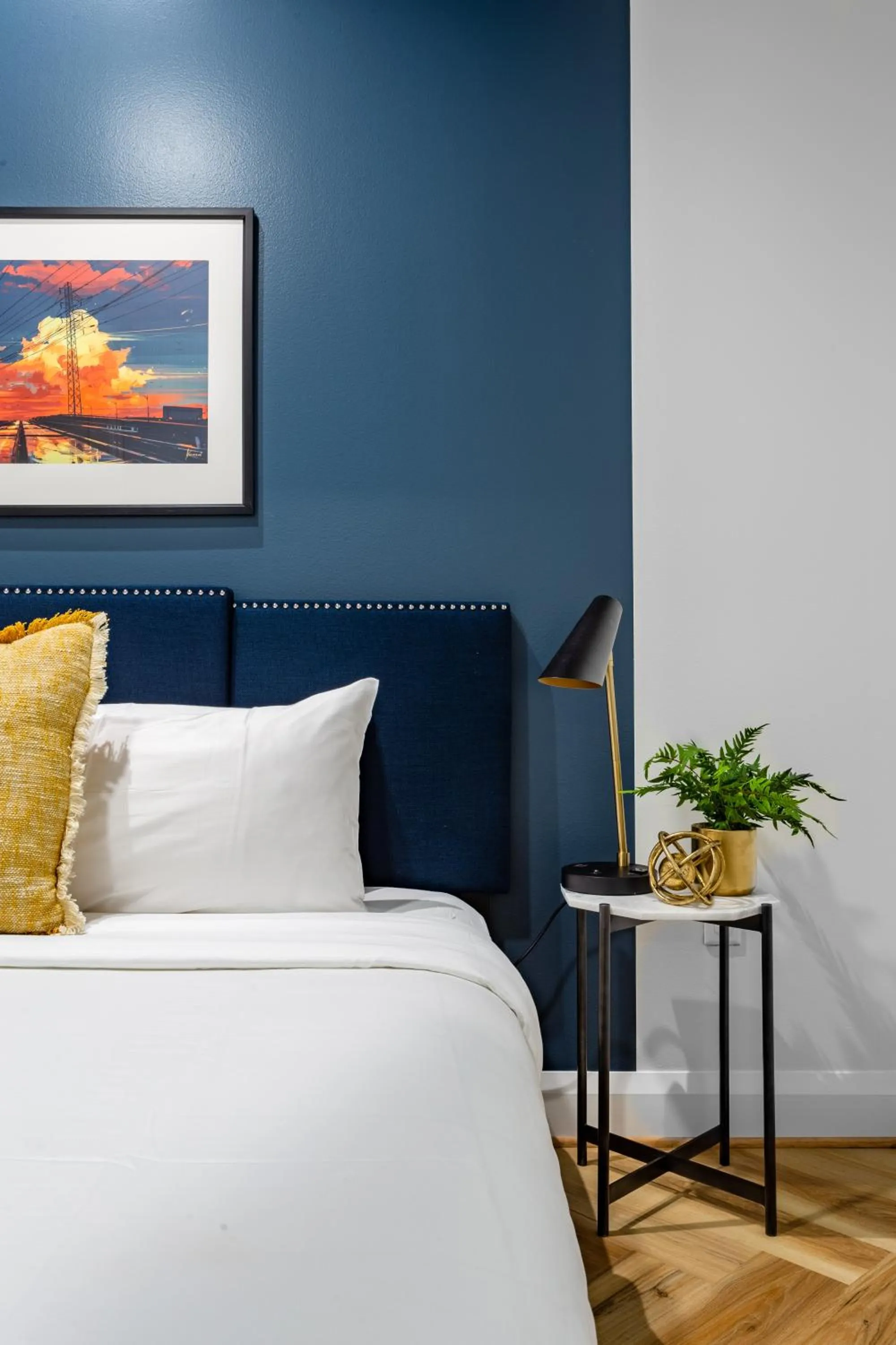 Bed in Mint House Dallas Downtown By Kasa