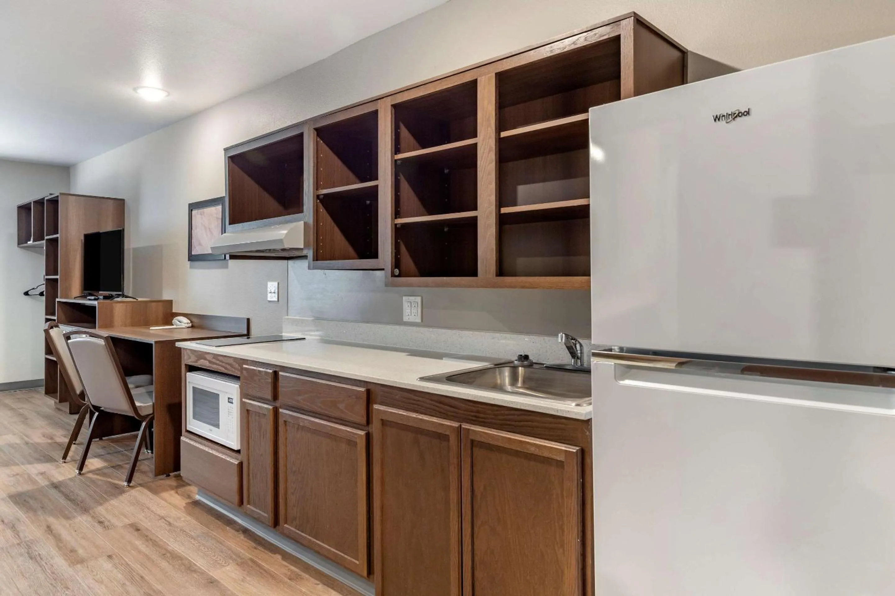 Kitchen or kitchenette in WoodSpring Suites Austin Georgetown