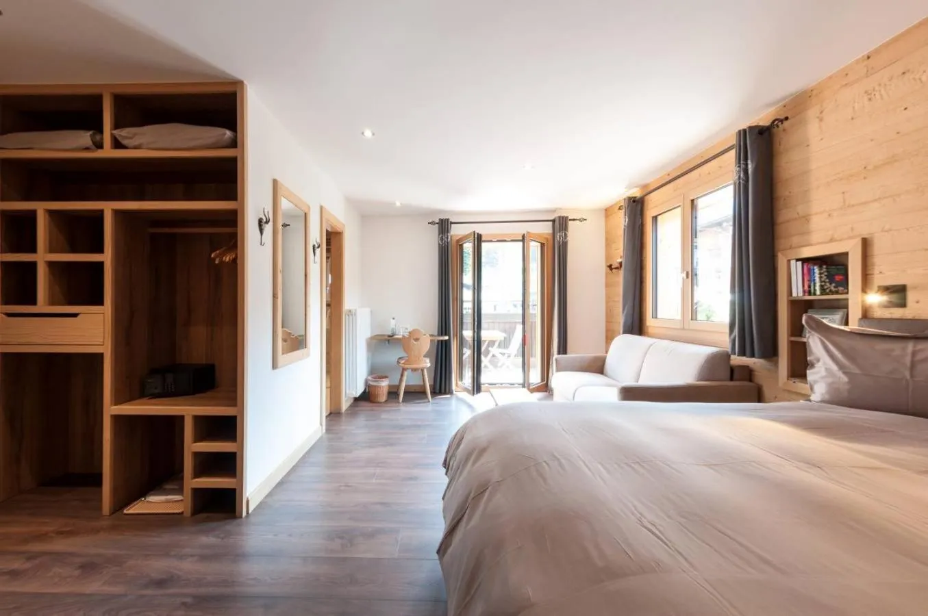 Bed in Alpe Fleurie Hôtel & Restaurant