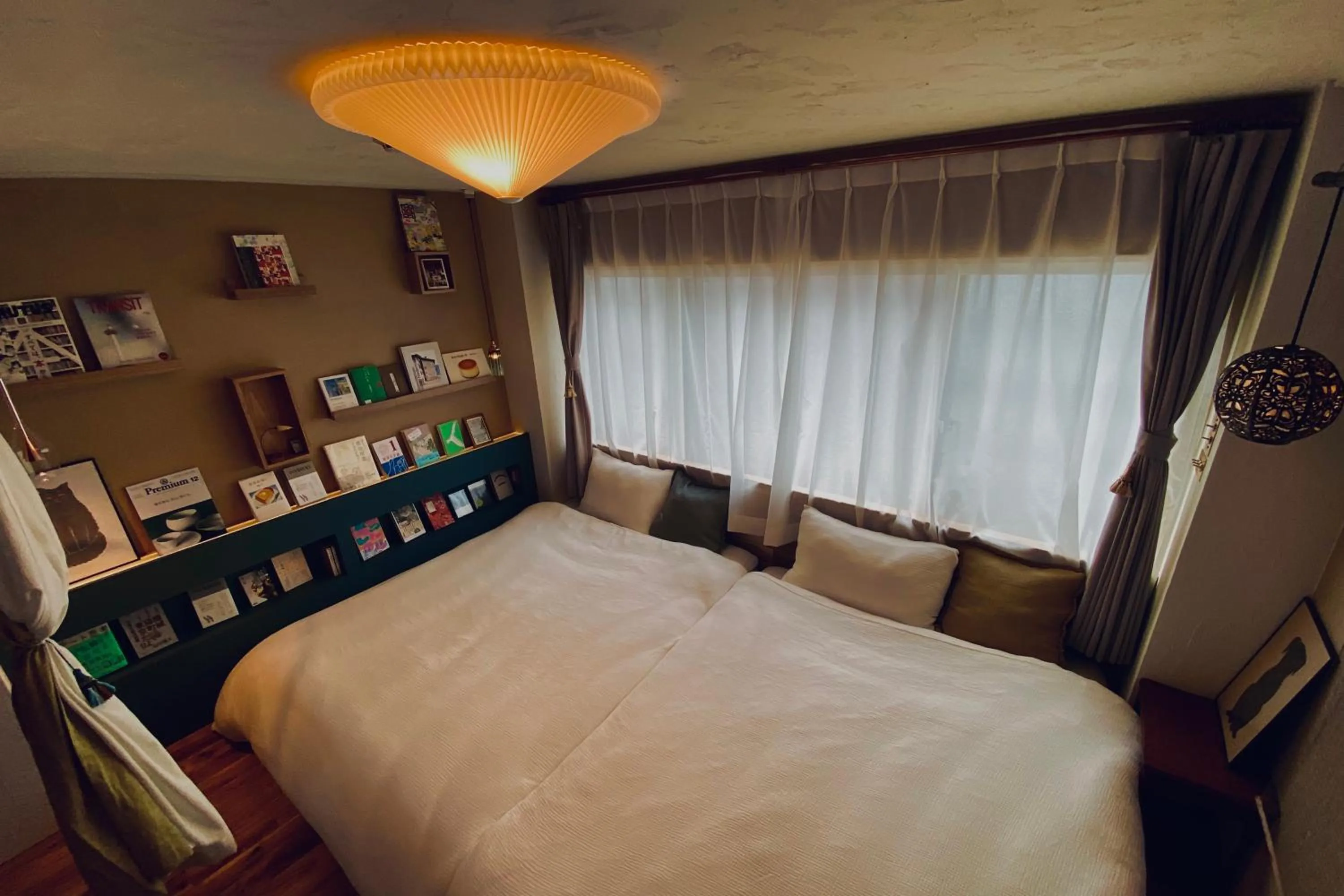 Bed in TOE LIBRARY Tokyo Asakusa