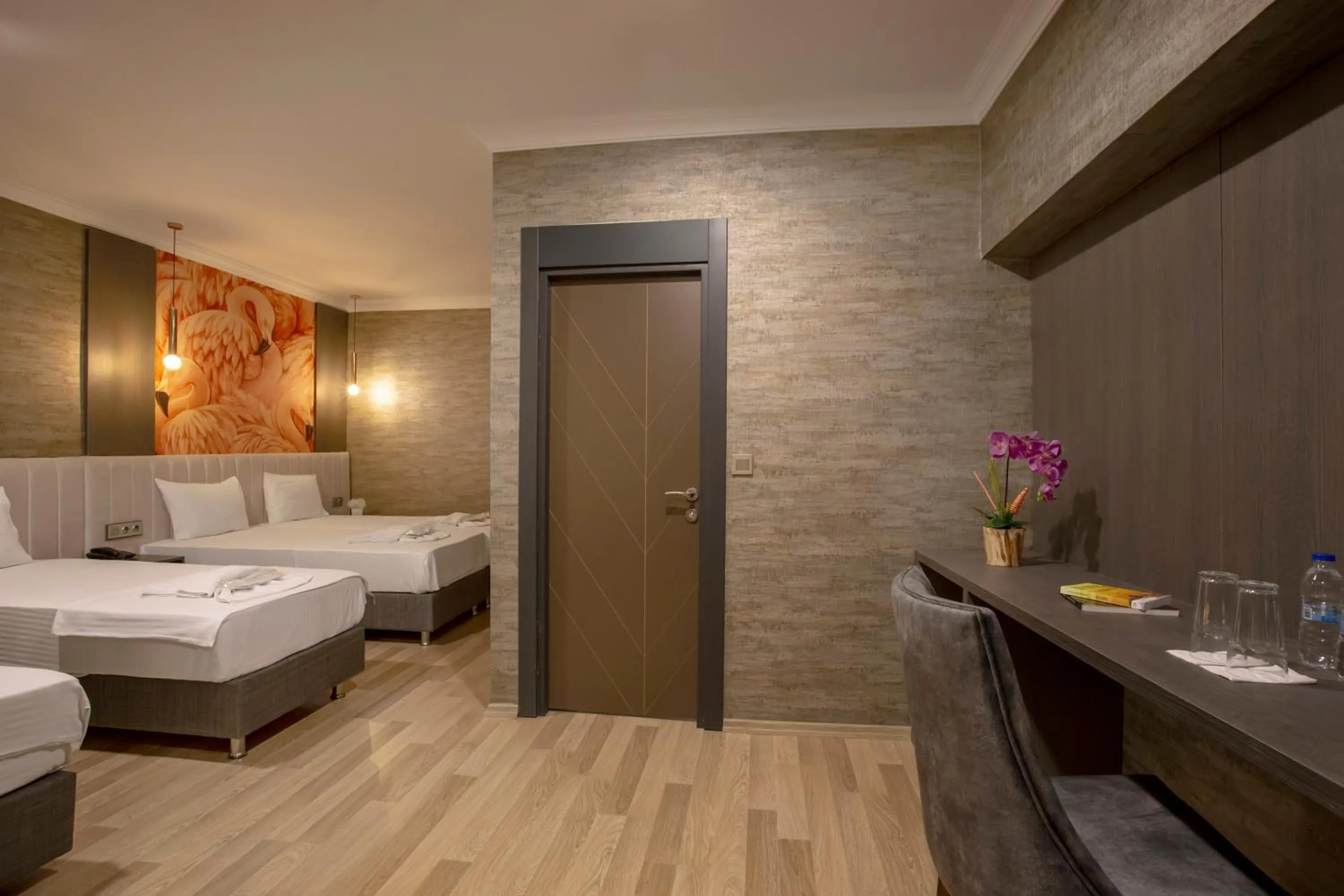 Bed in La Vie Suite Hotel