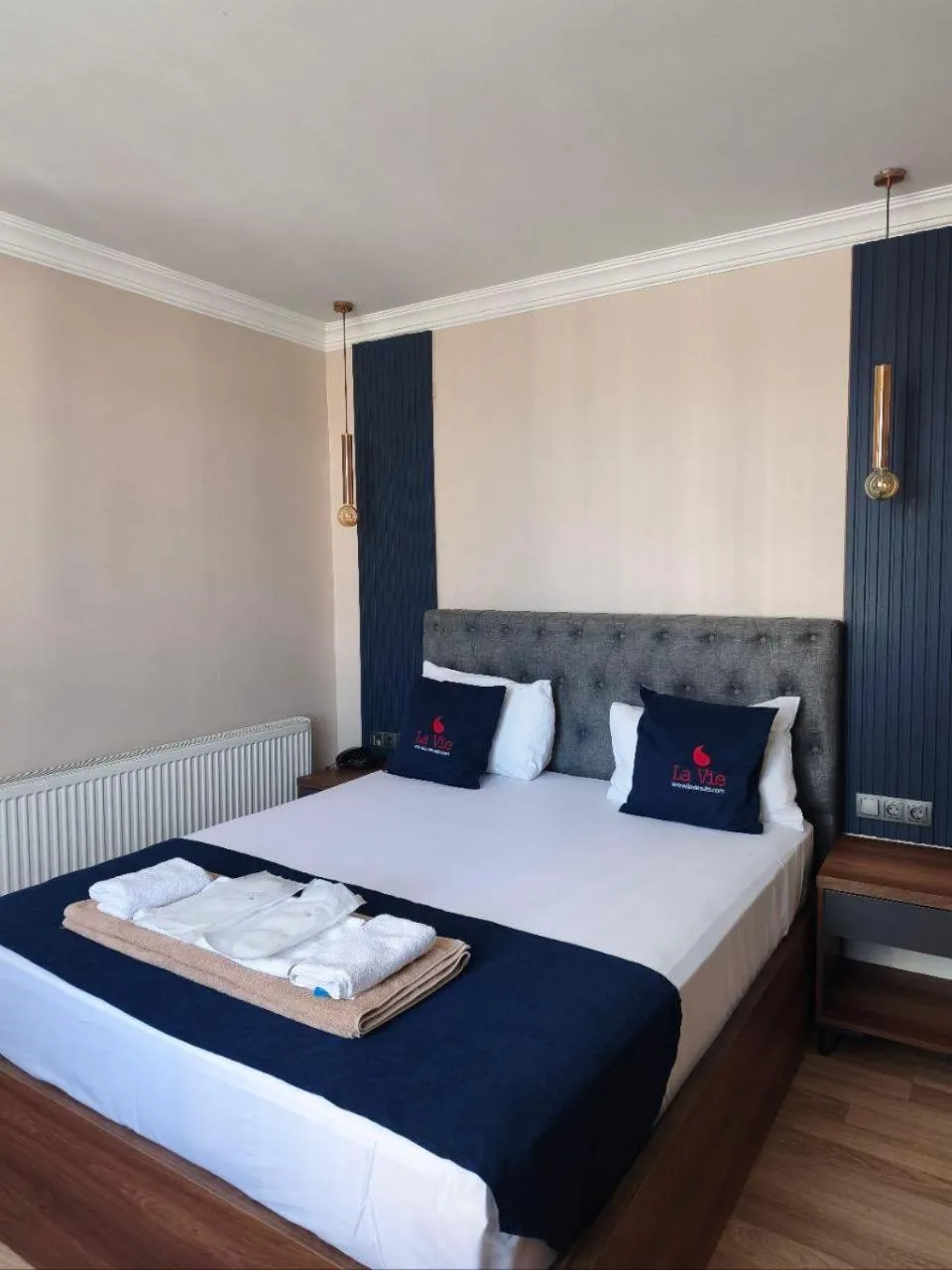 Bed in La Vie Suite Hotel