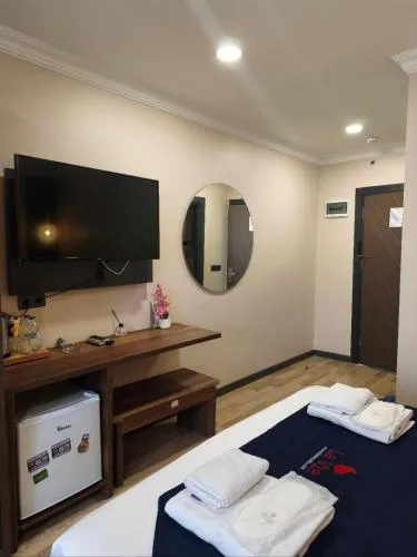 Bed in La Vie Suite Hotel