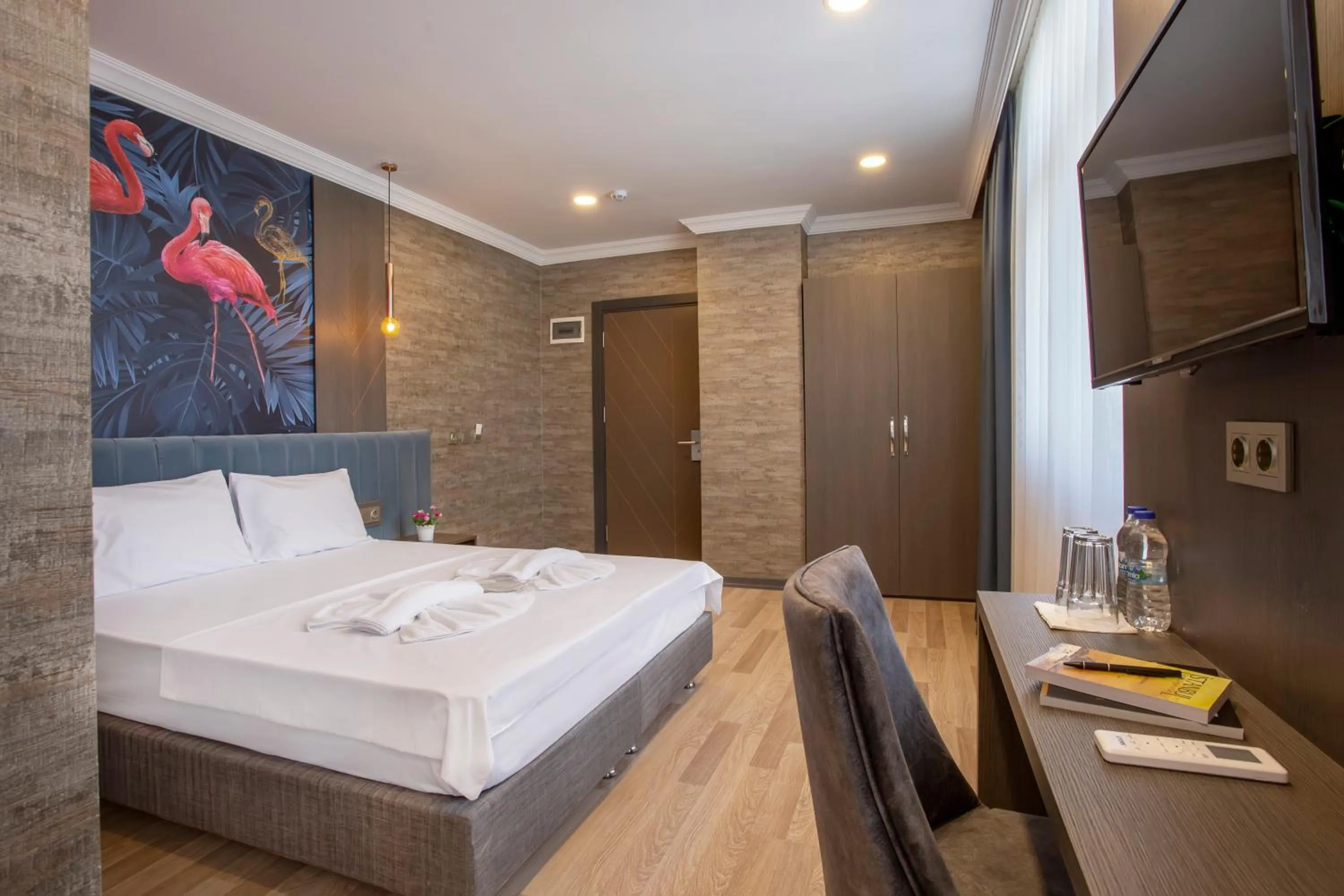 Bed in La Vie Suite Hotel