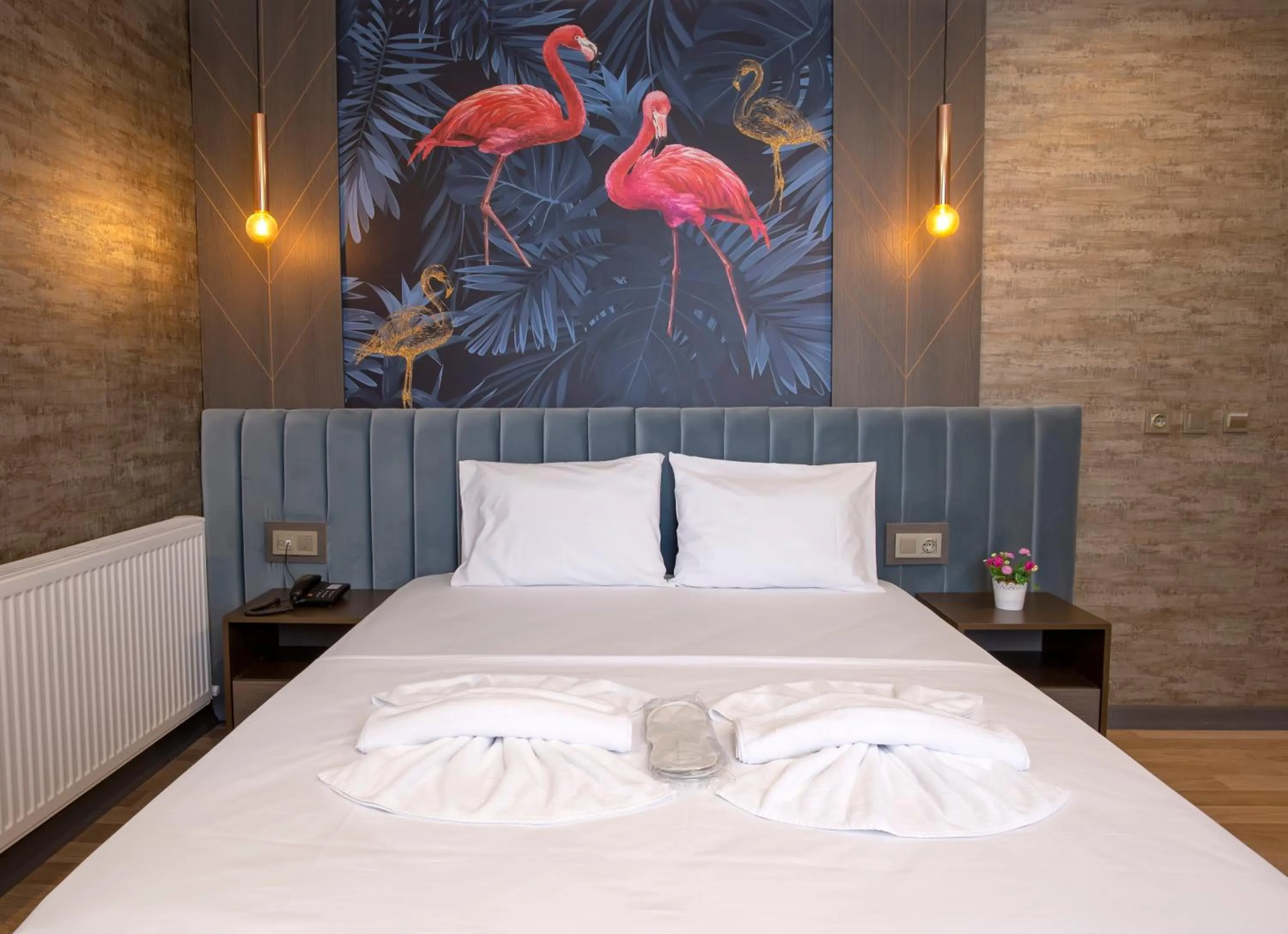 Bed in La Vie Suite Hotel