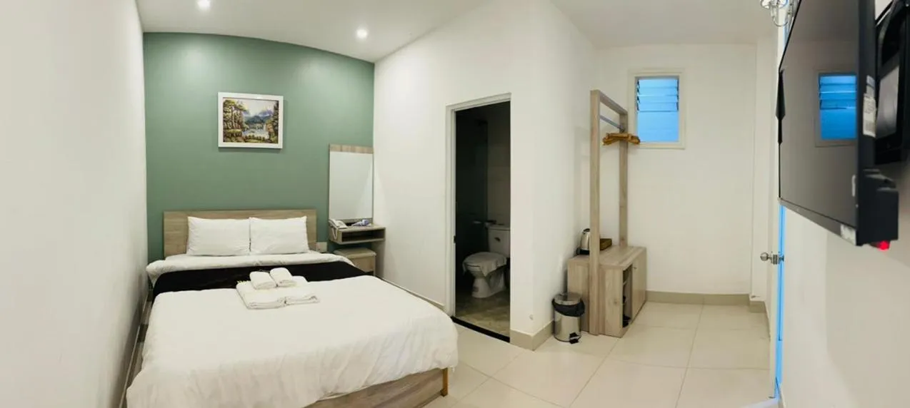 Bed in Dalat Joy Hotel