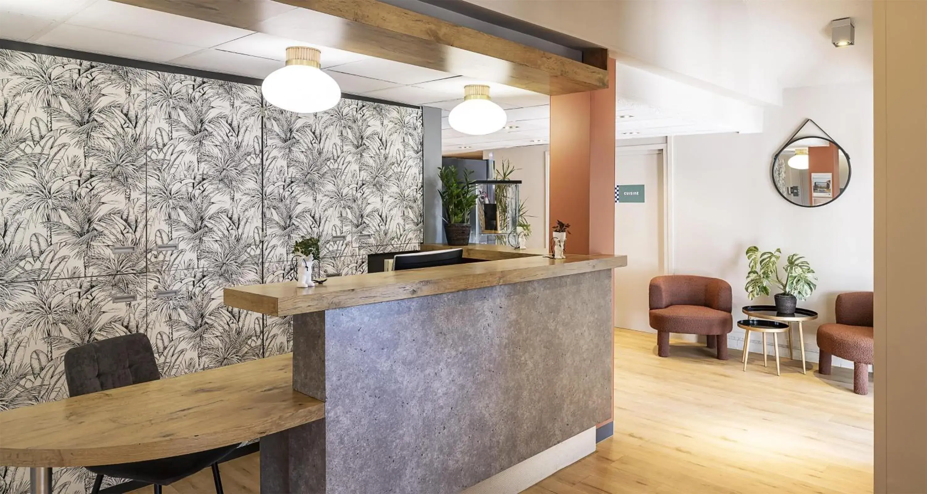 Lobby or reception in Sure Hotel by Best Western Nimes Est Lobby or reception in Sure Hotel by Best Western Nimes Est