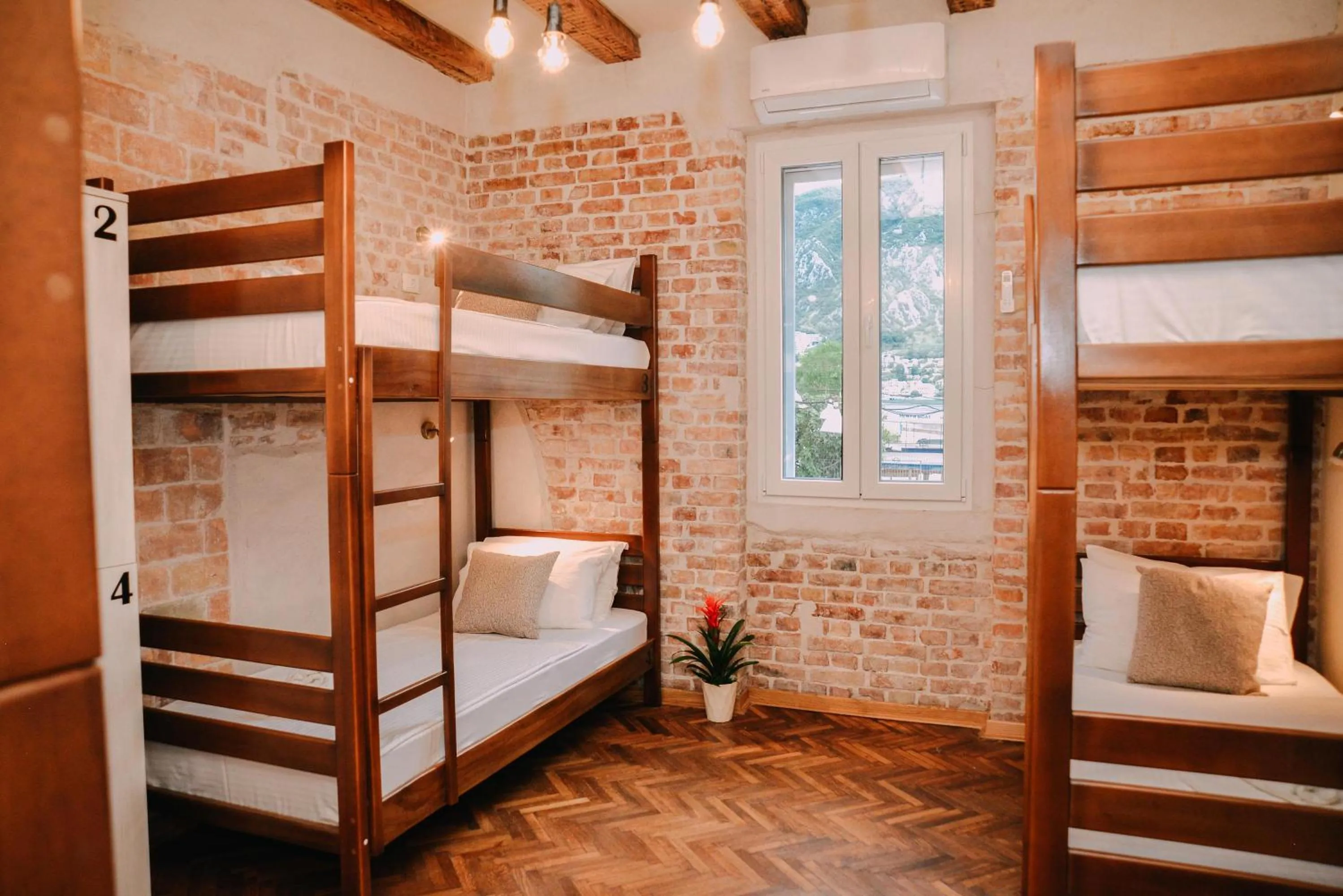 Bed in Step to Kotor bay Guesthouse