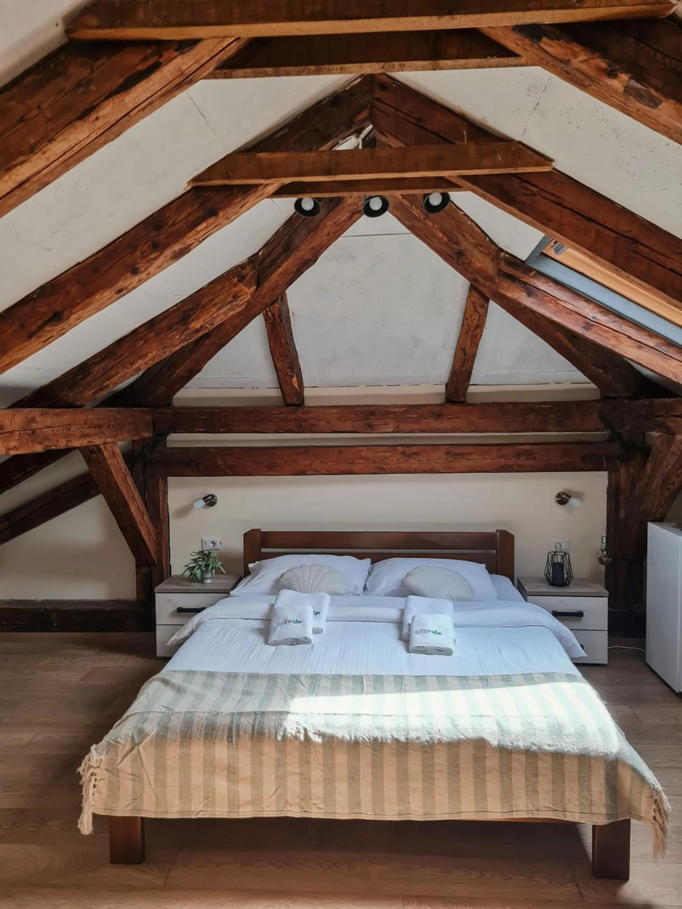 Bed in Step to Kotor bay Guesthouse