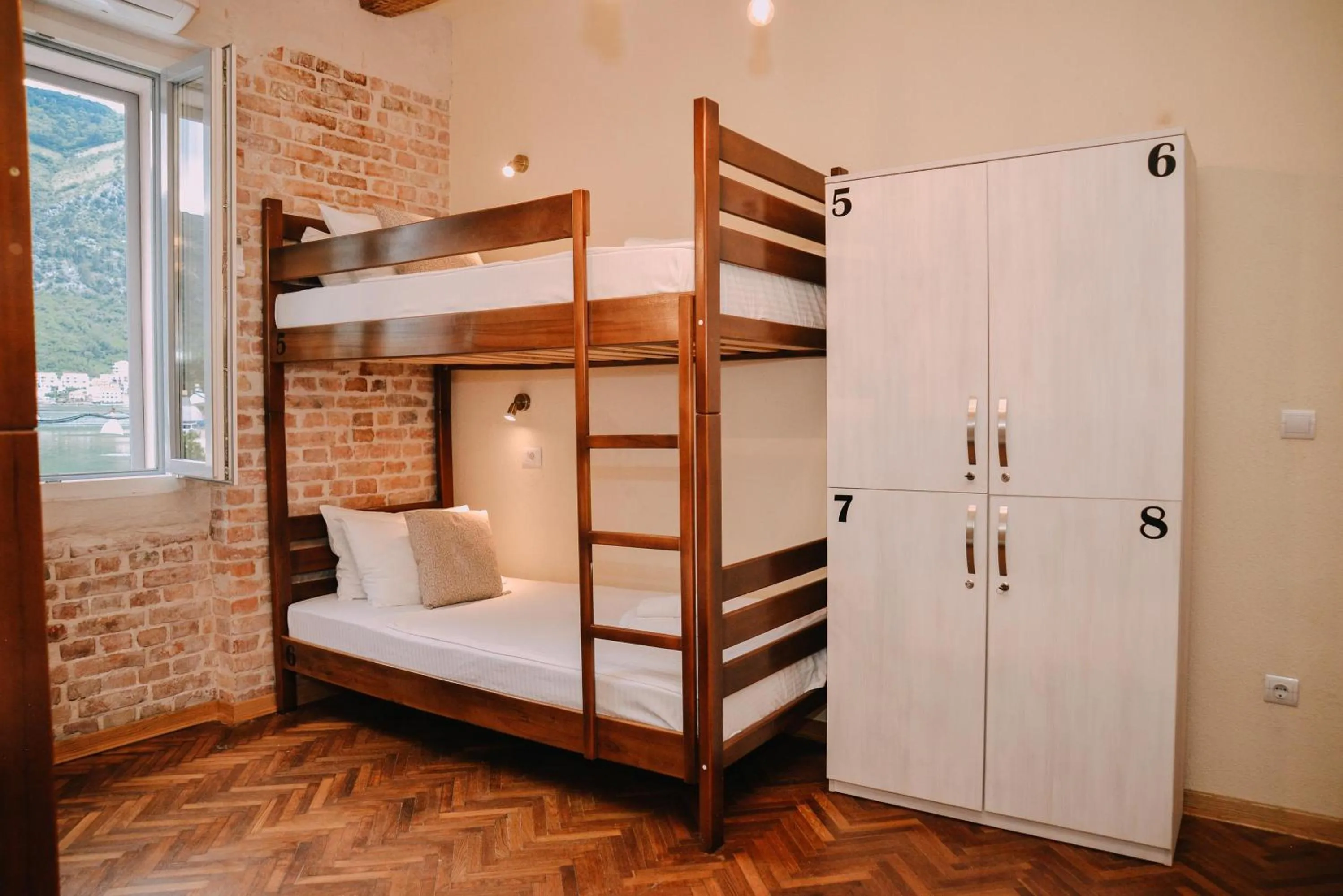 Bed in Step to Kotor bay Guesthouse