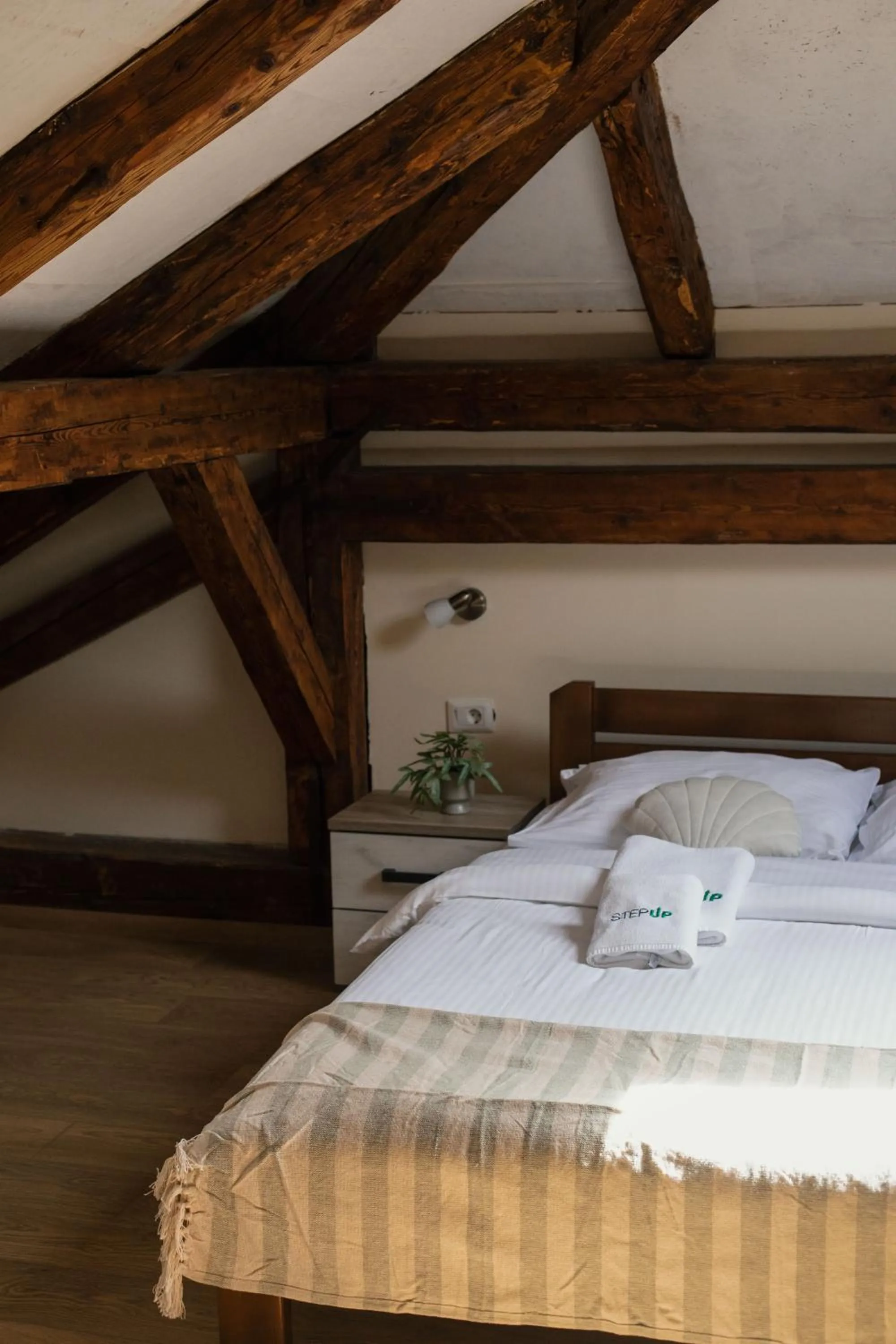 Bed in Step to Kotor bay Guesthouse