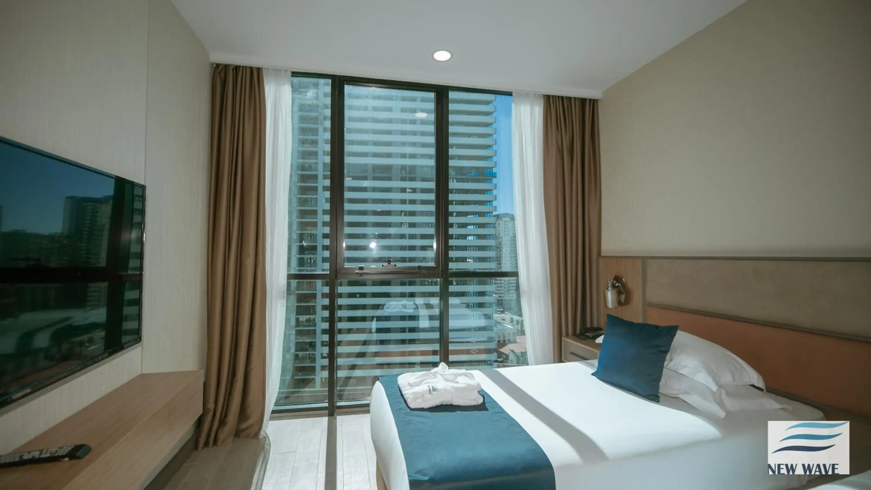 Bedroom, Bed in New Wave Hotel Bedroom, Bed in New Wave Hotel