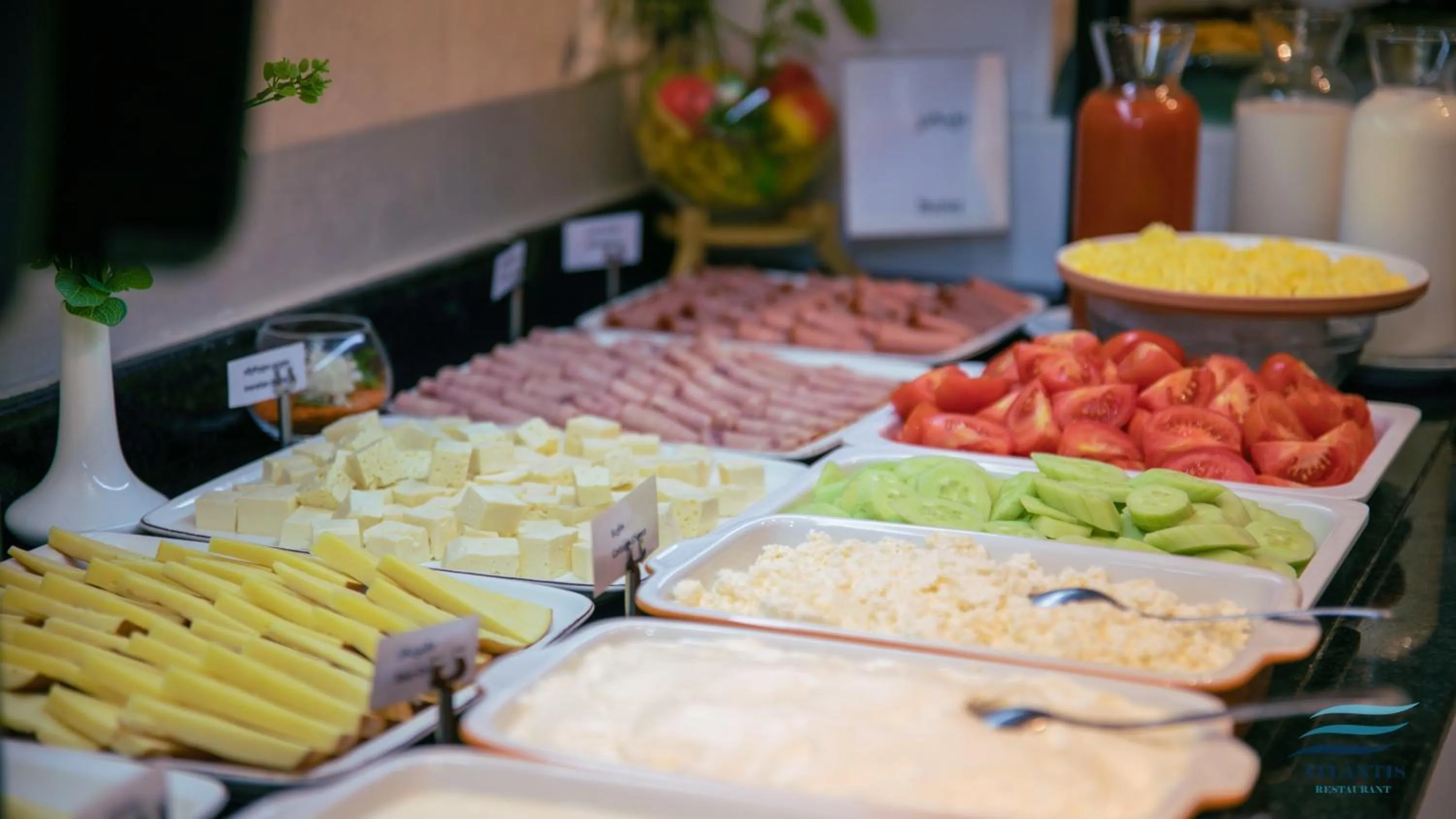 Continental breakfast in New Wave Hotel