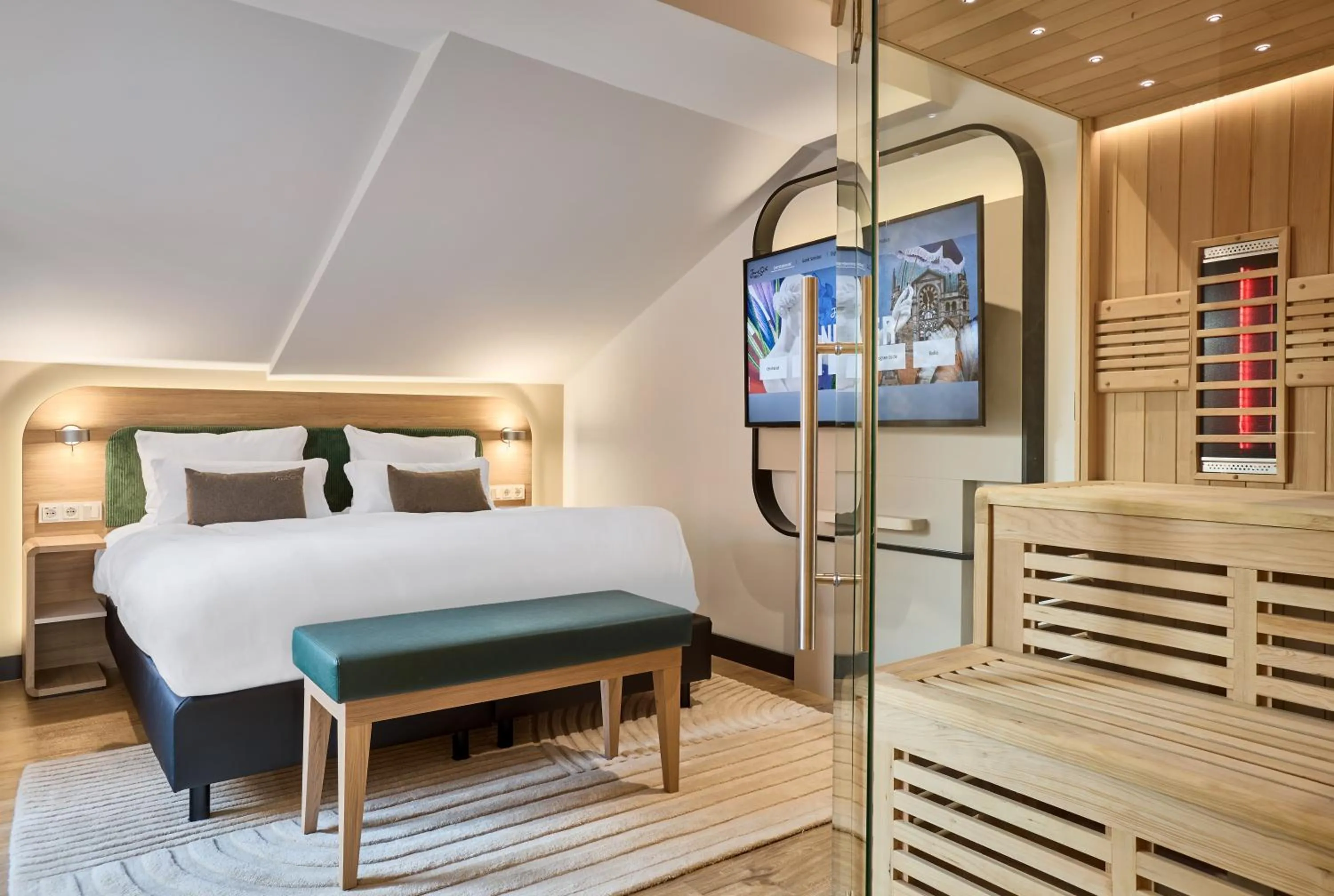 Bed in Hotel Loccumer Hof