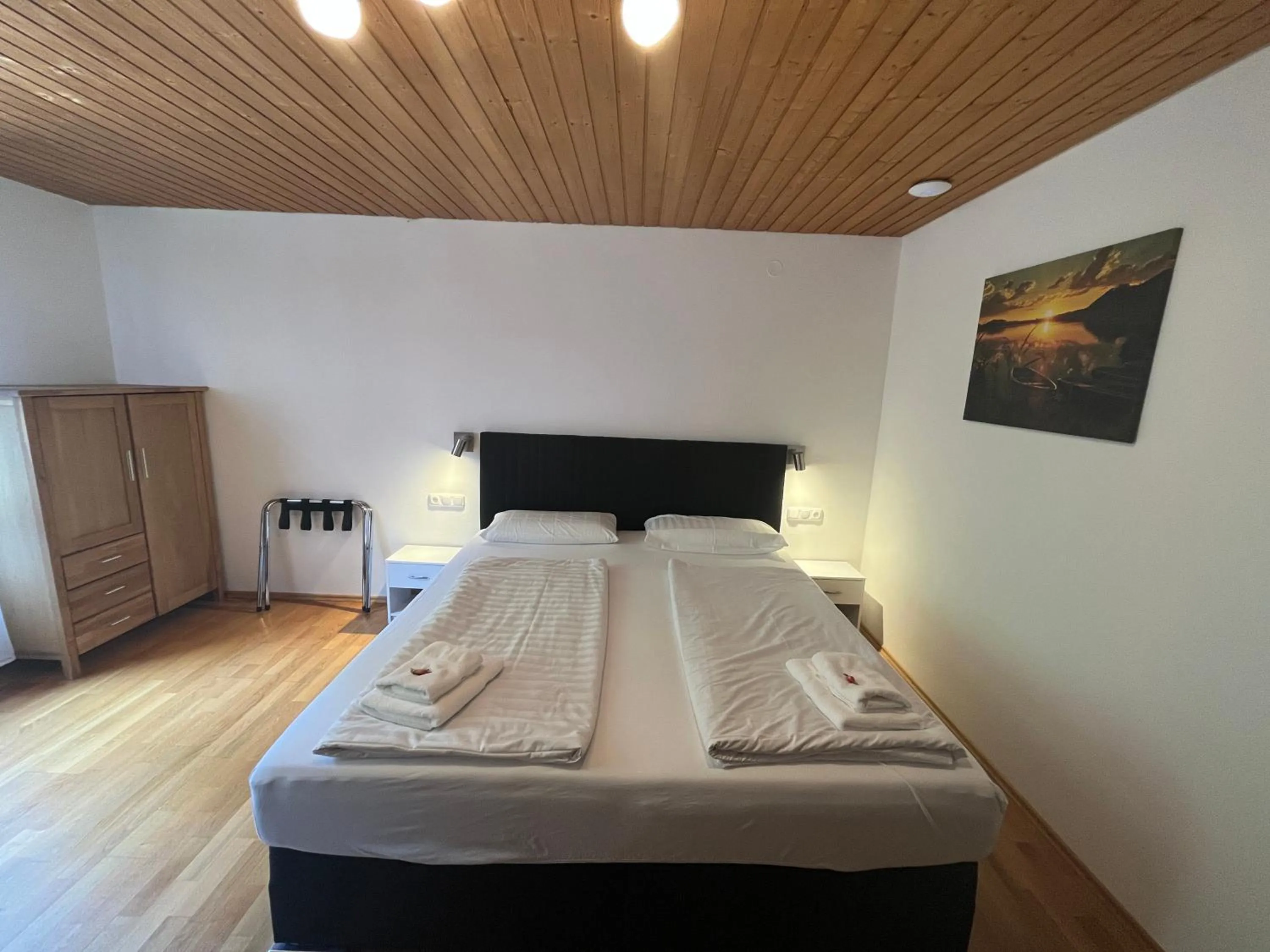 Bed in Gästehaus Forggensee