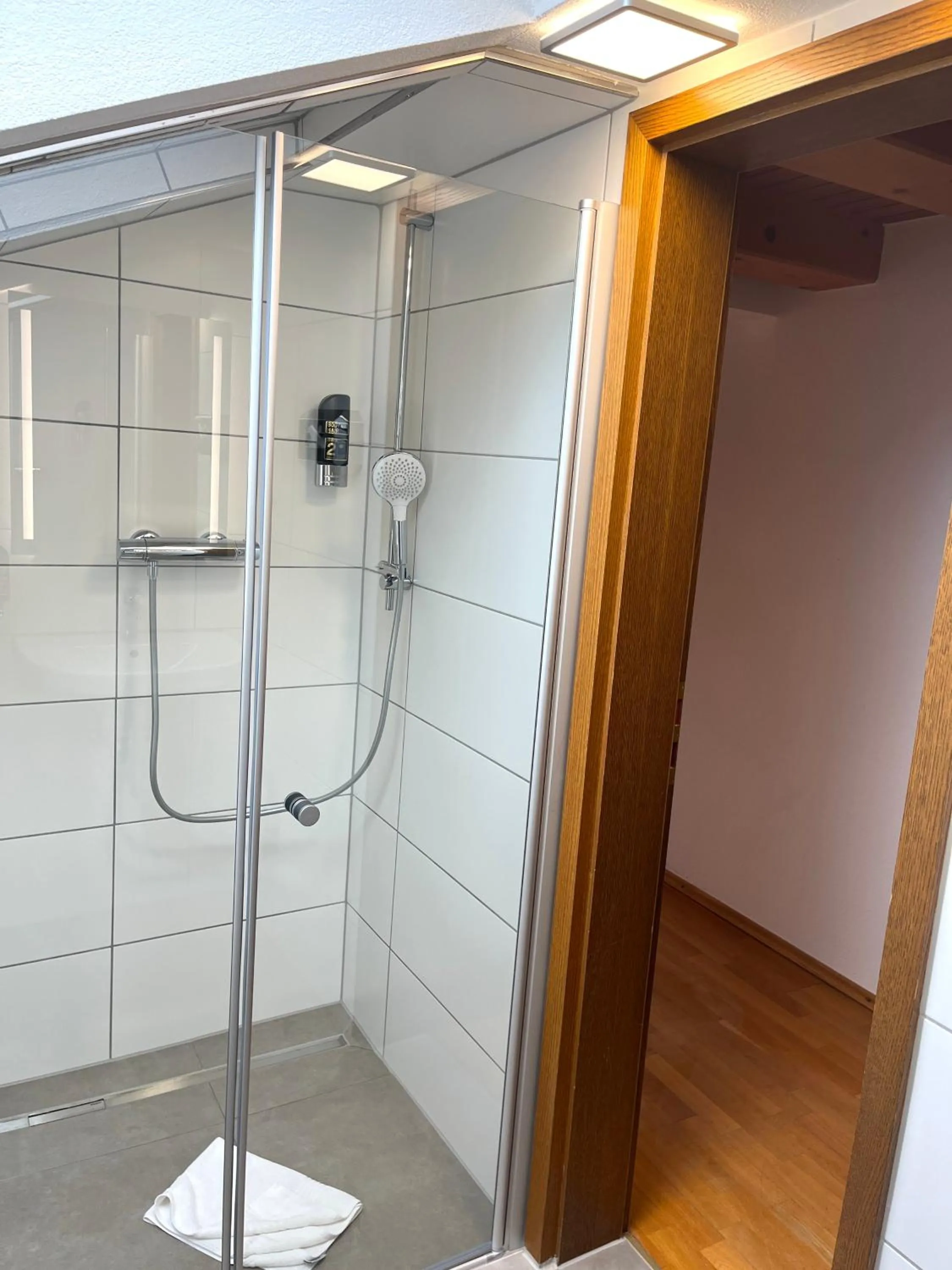 Shower in Gästehaus Forggensee