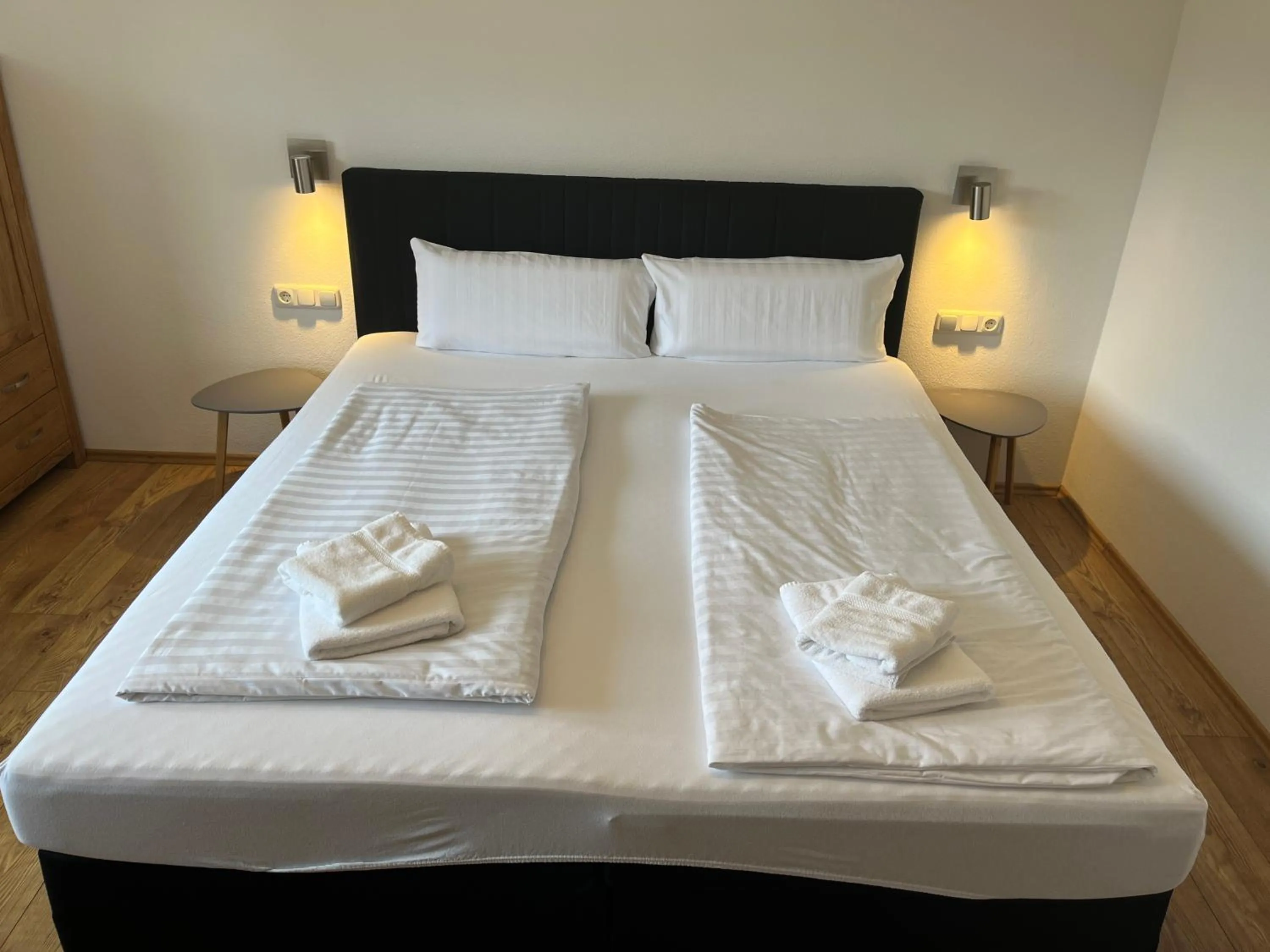 Bed in Gästehaus Forggensee